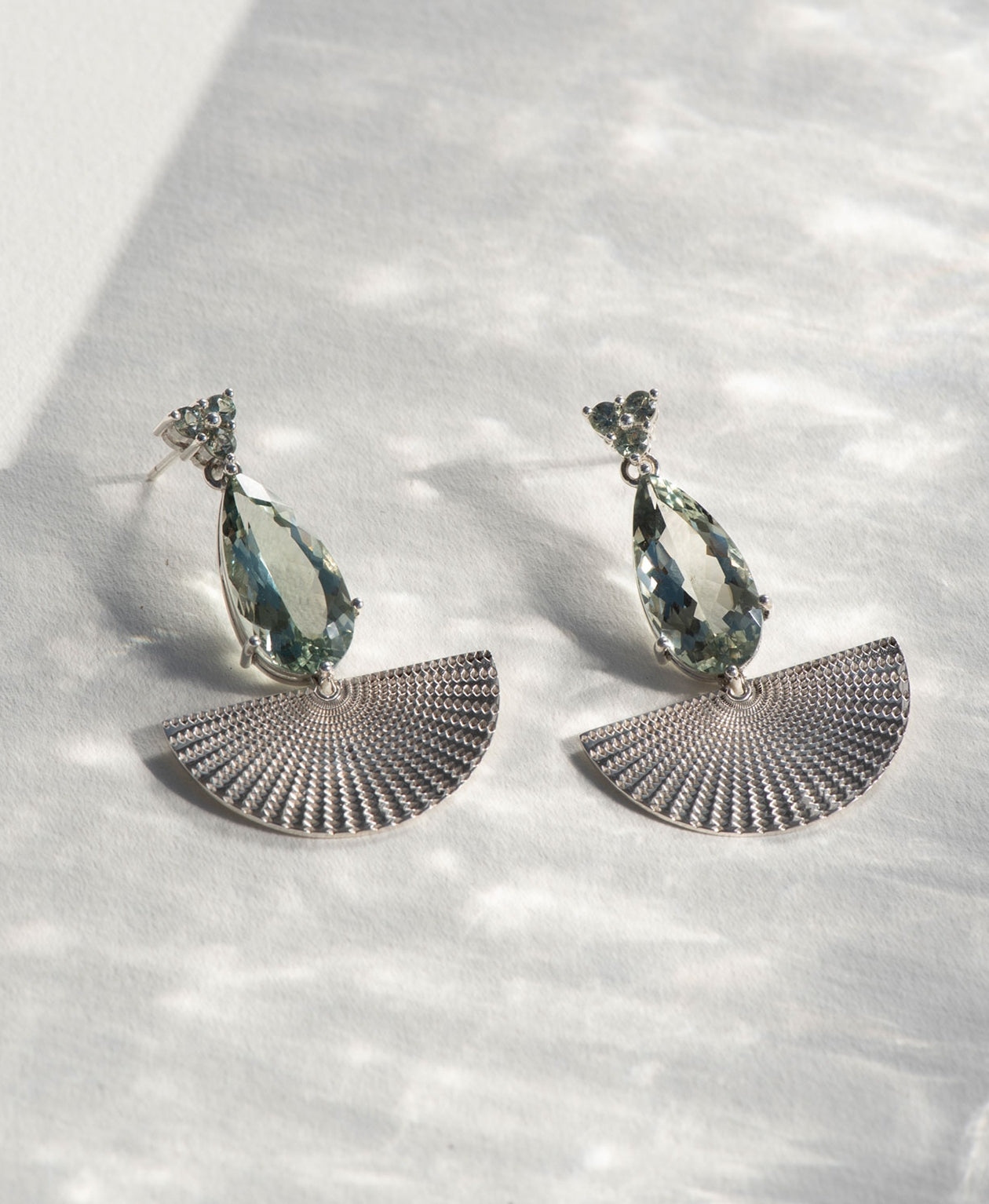 One of a Kind 198 - 925 Sterling Silver, Green Amethyst