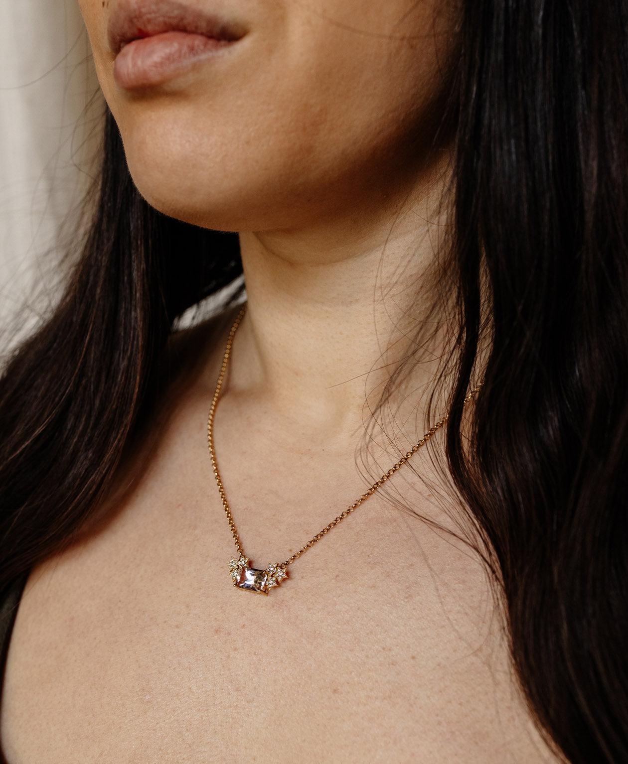 One of a Kind 431 - 18k Yellow Gold, Morganite