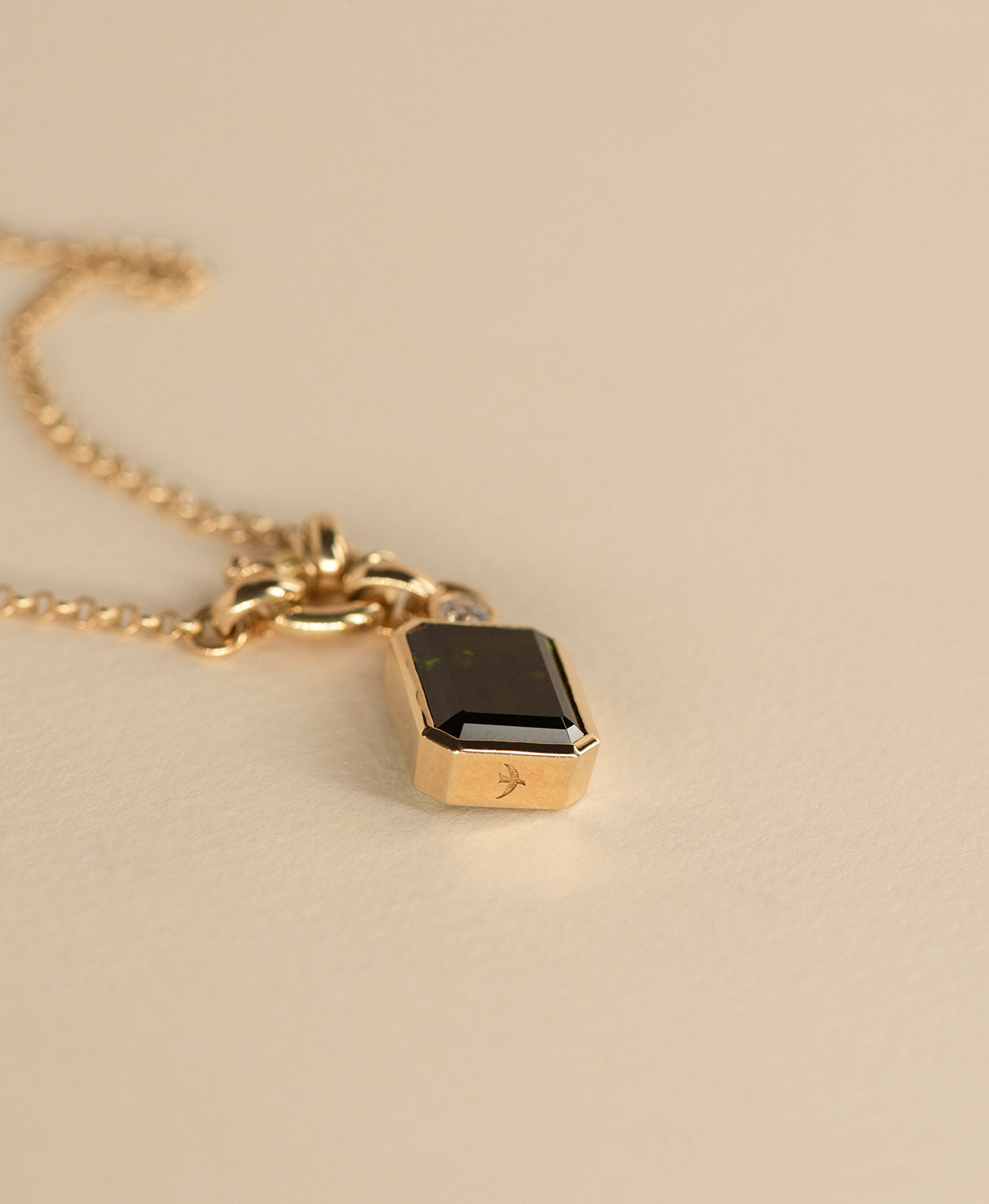 One of a Kind 489 - 18k Yellow Gold, Green Tourmaline