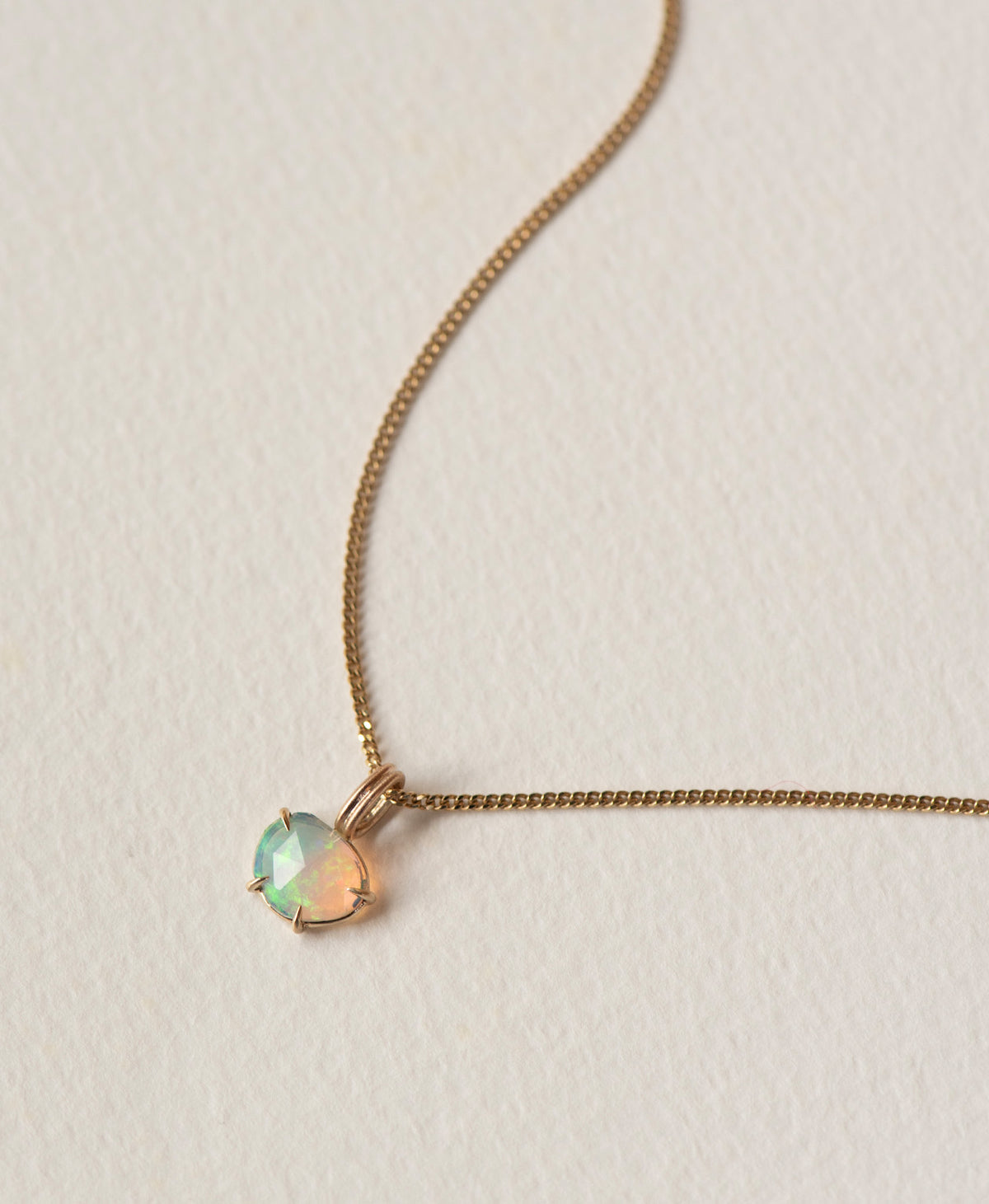 One of a Kind Charm 525 - 9k Yellow Gold, Opal