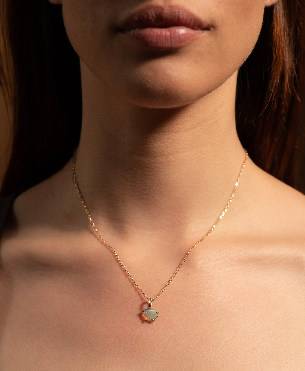 One of a Kind Charm 525 - 9k Yellow Gold, Opal