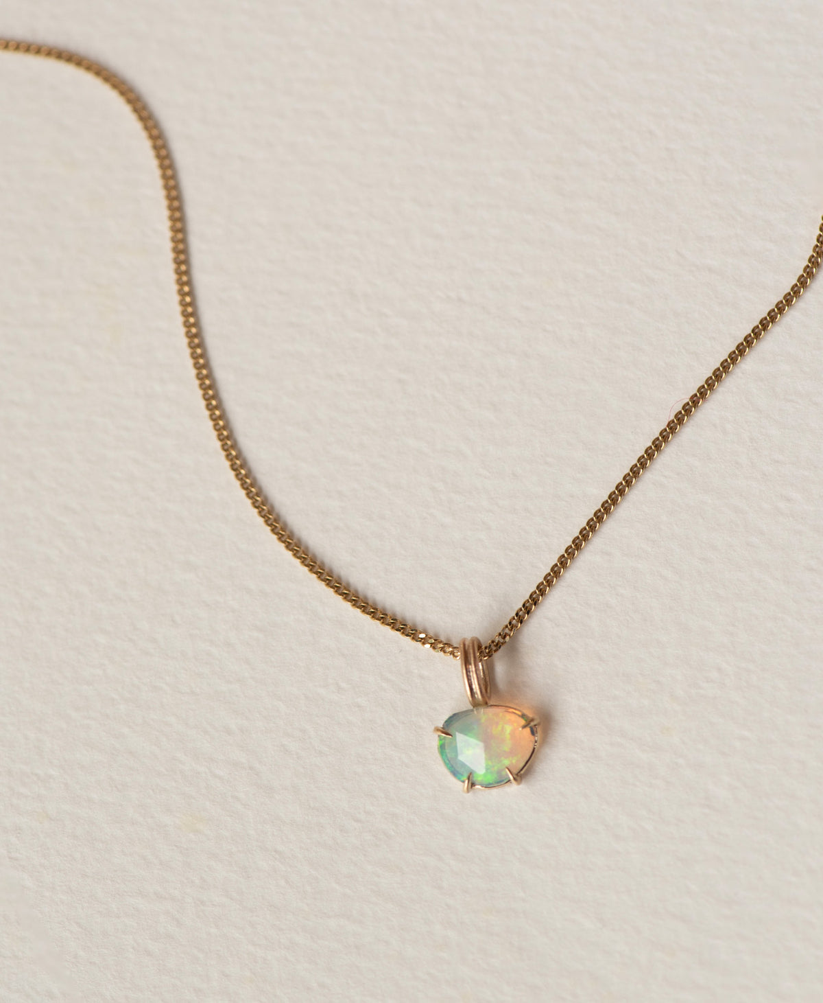 One of a Kind Charm 525 - 9k Yellow Gold, Opal