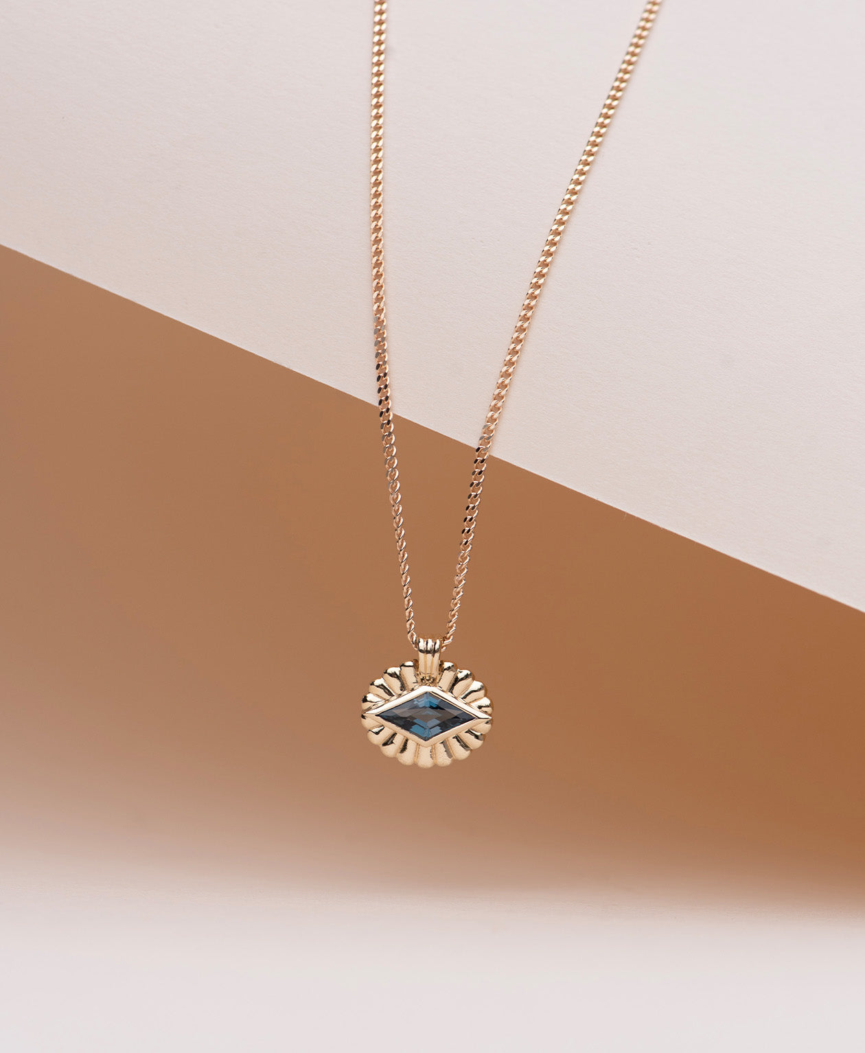 Limited Edition 192 - 9k Yellow Gold, Blue Topaz