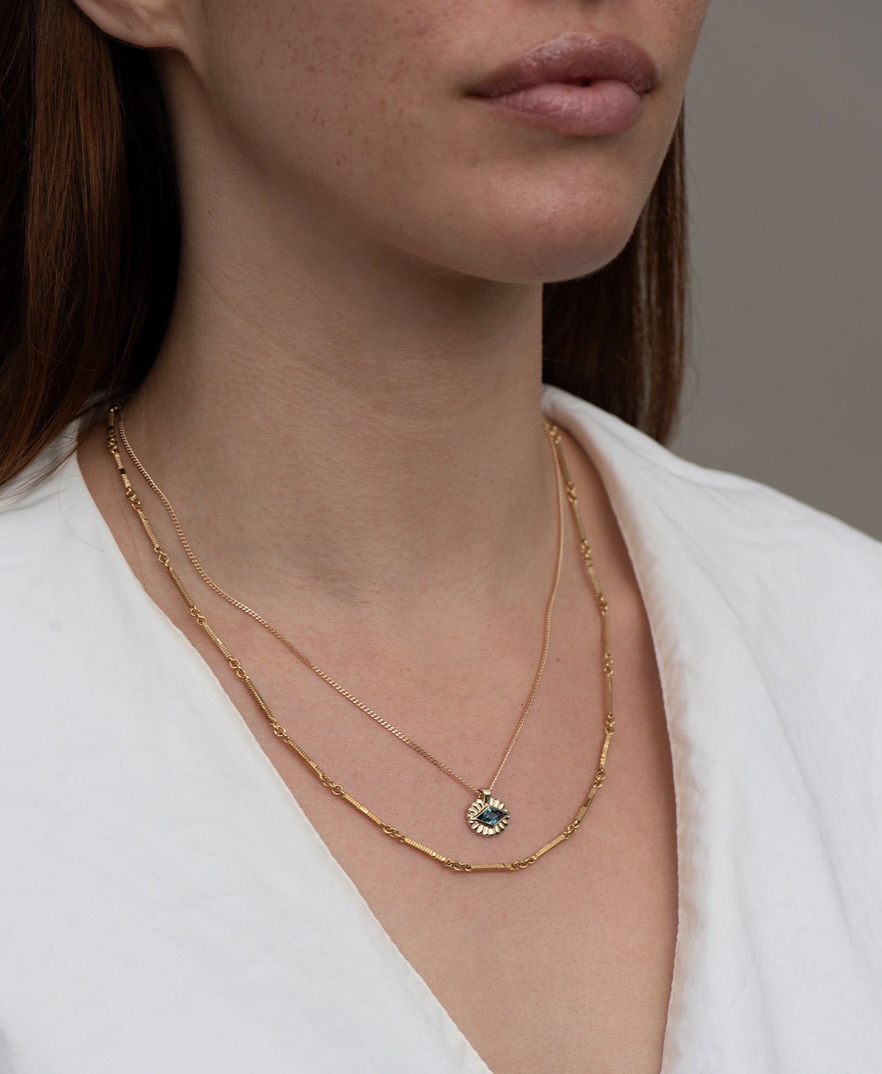 Limited Edition 192 - 9k Yellow Gold, Blue Topaz