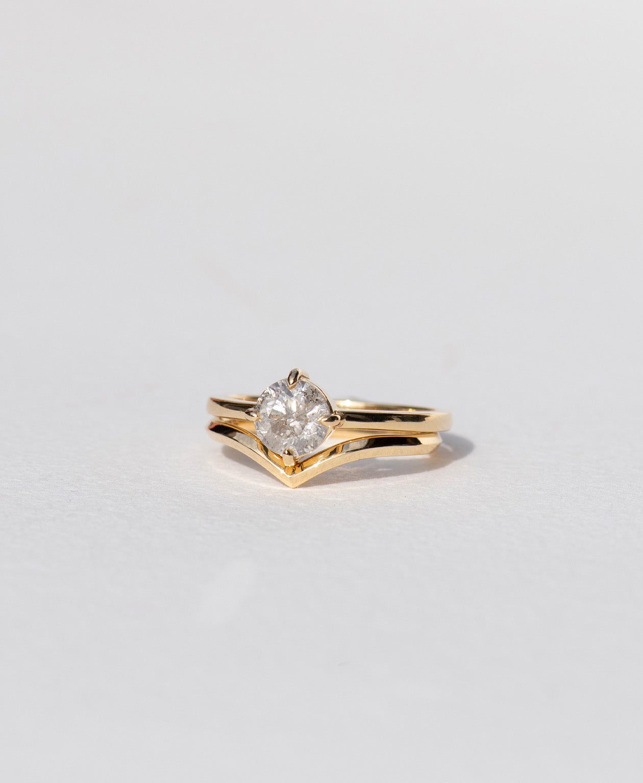 Limited Edition 195 - 18k Yellow Gold, Salt & Pepper Diamond