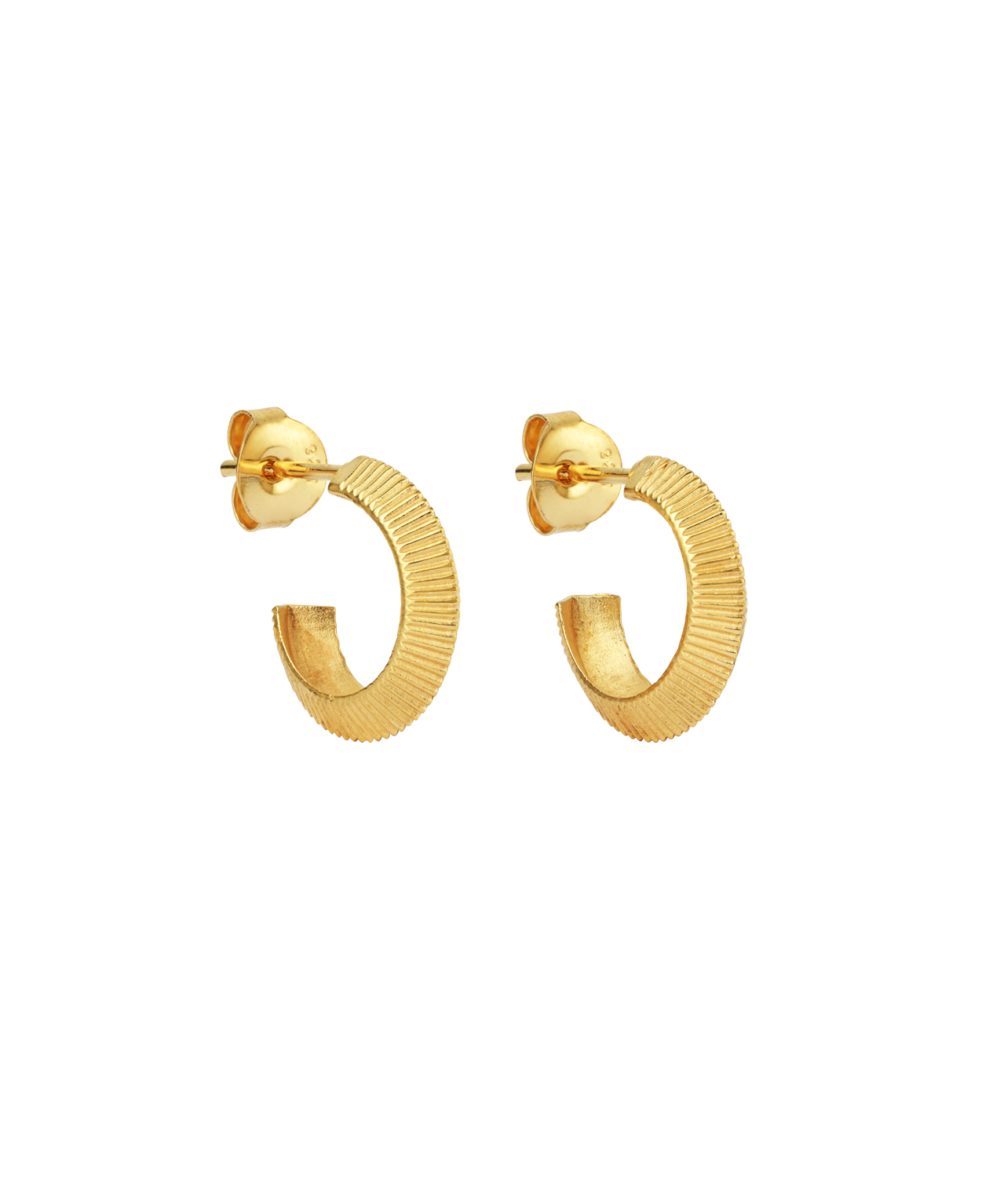Mini Tasa Hoop Earrings - 22k Gold Vermeil