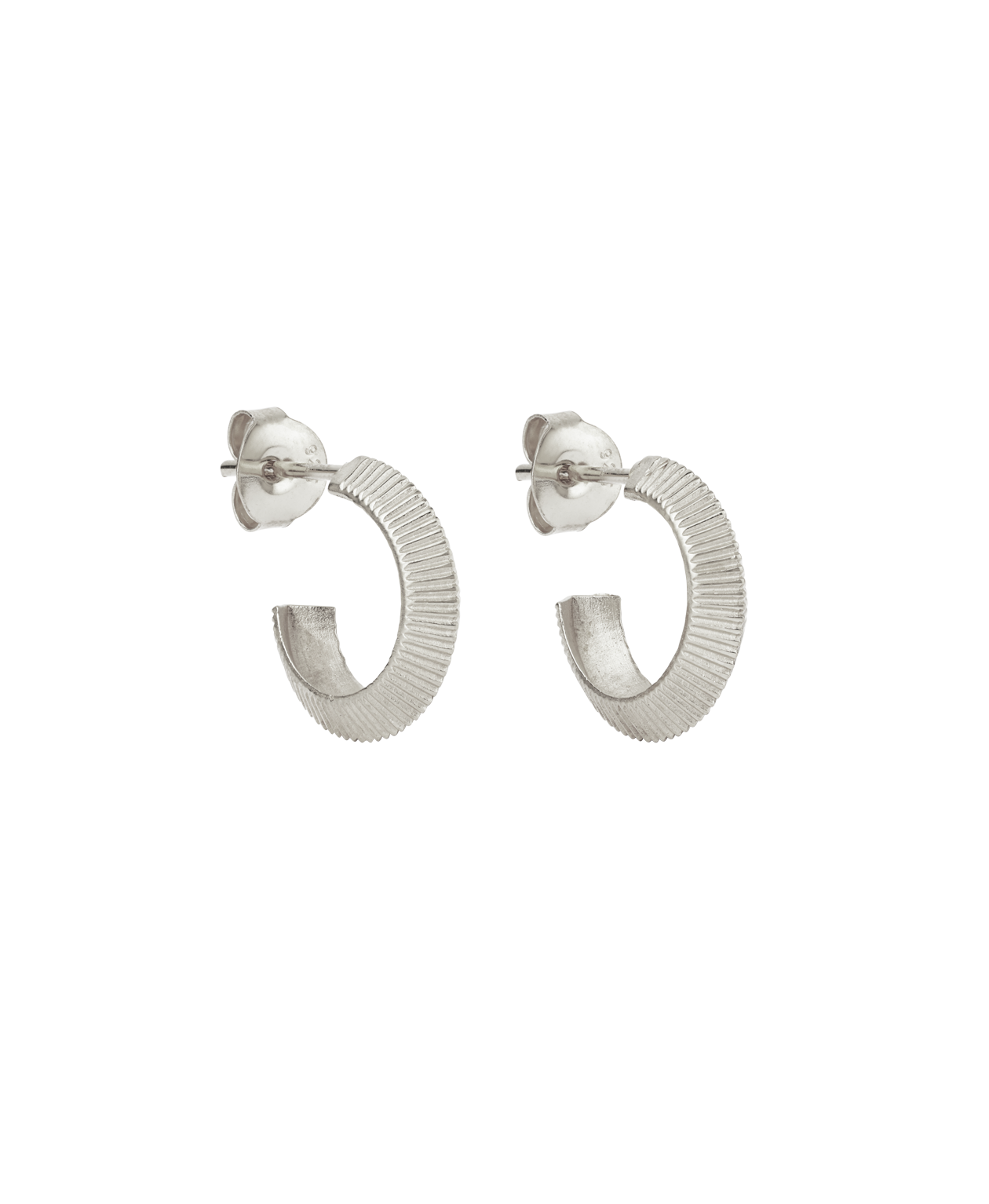 Mini Tasa Hoop Earrings - 925 Sterling Silver