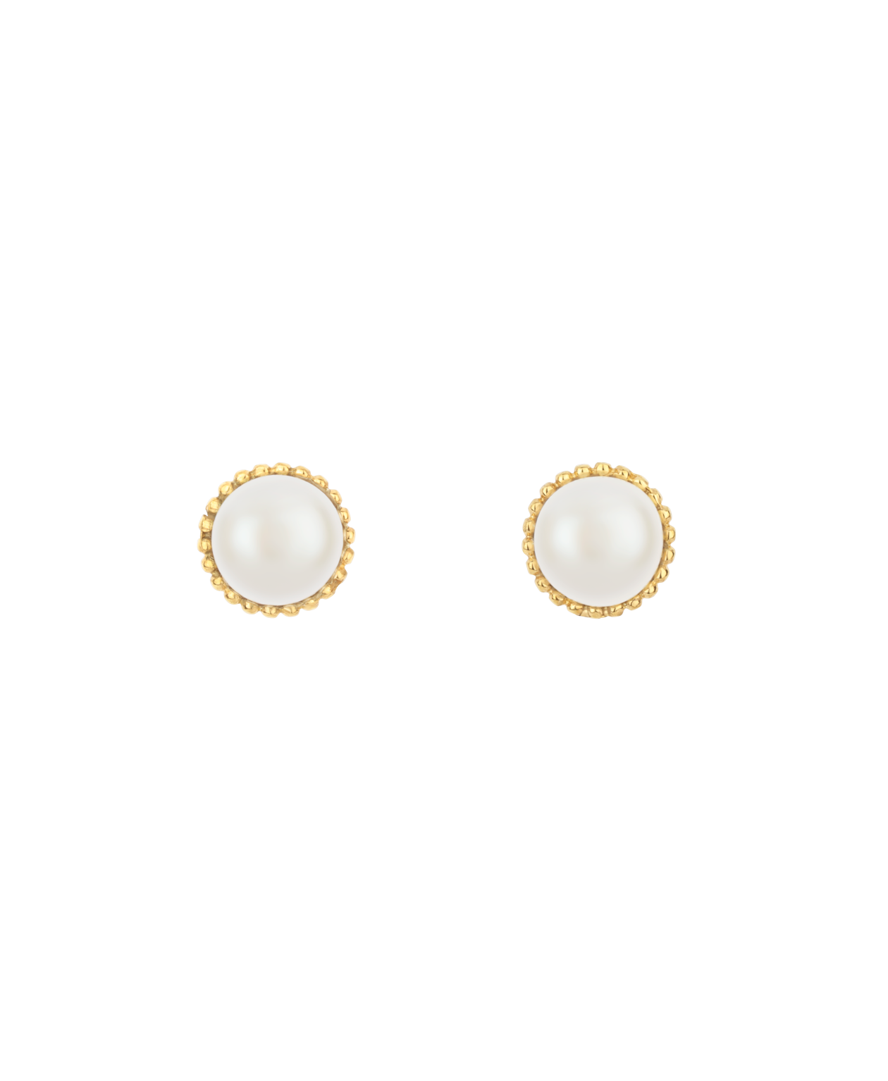 Pearl Earrings - 22k Gold Vermeil, Freshwater Pearl
