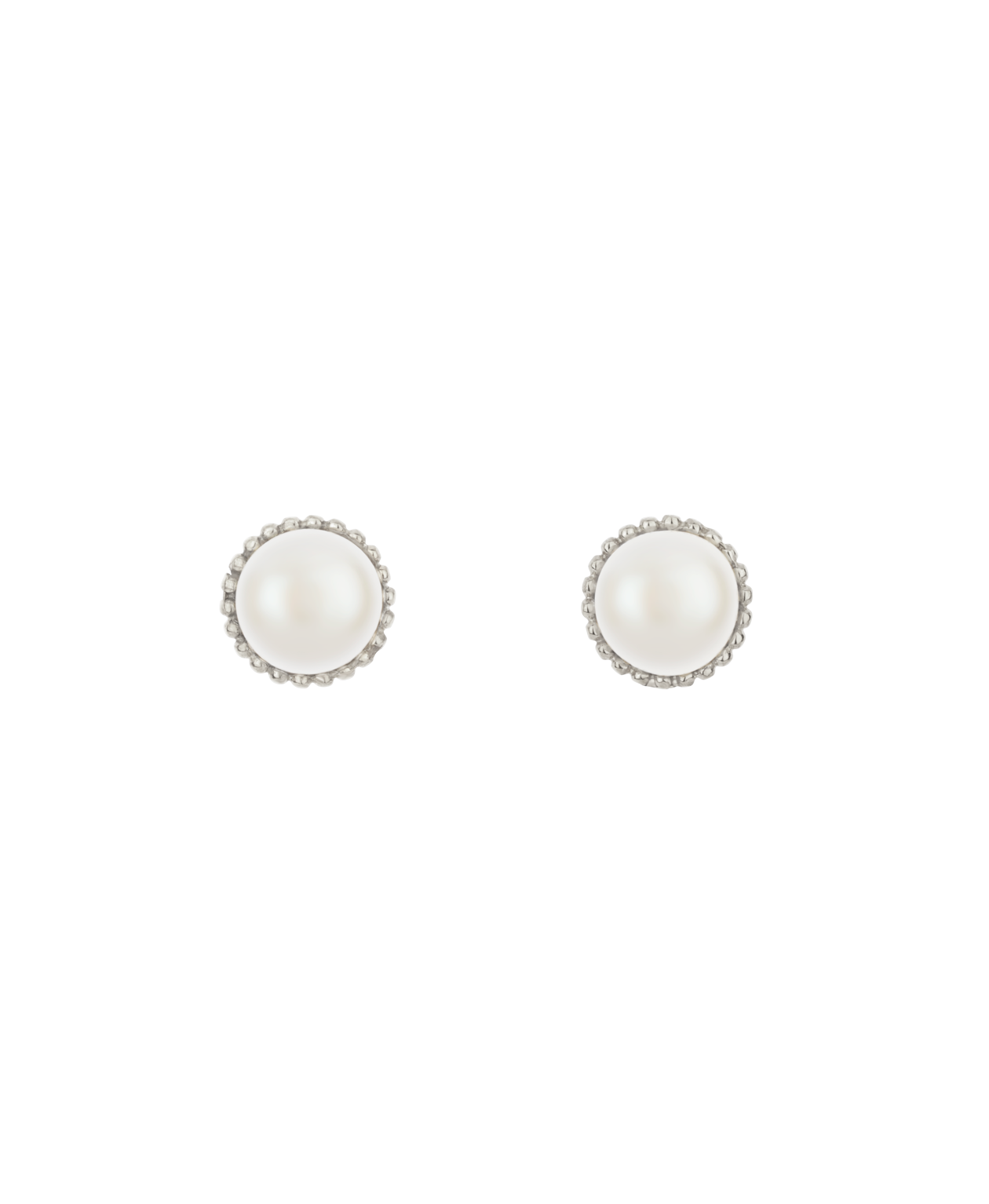 Pearl Earrings - 925 Sterling Silver, Freshwater Pearl