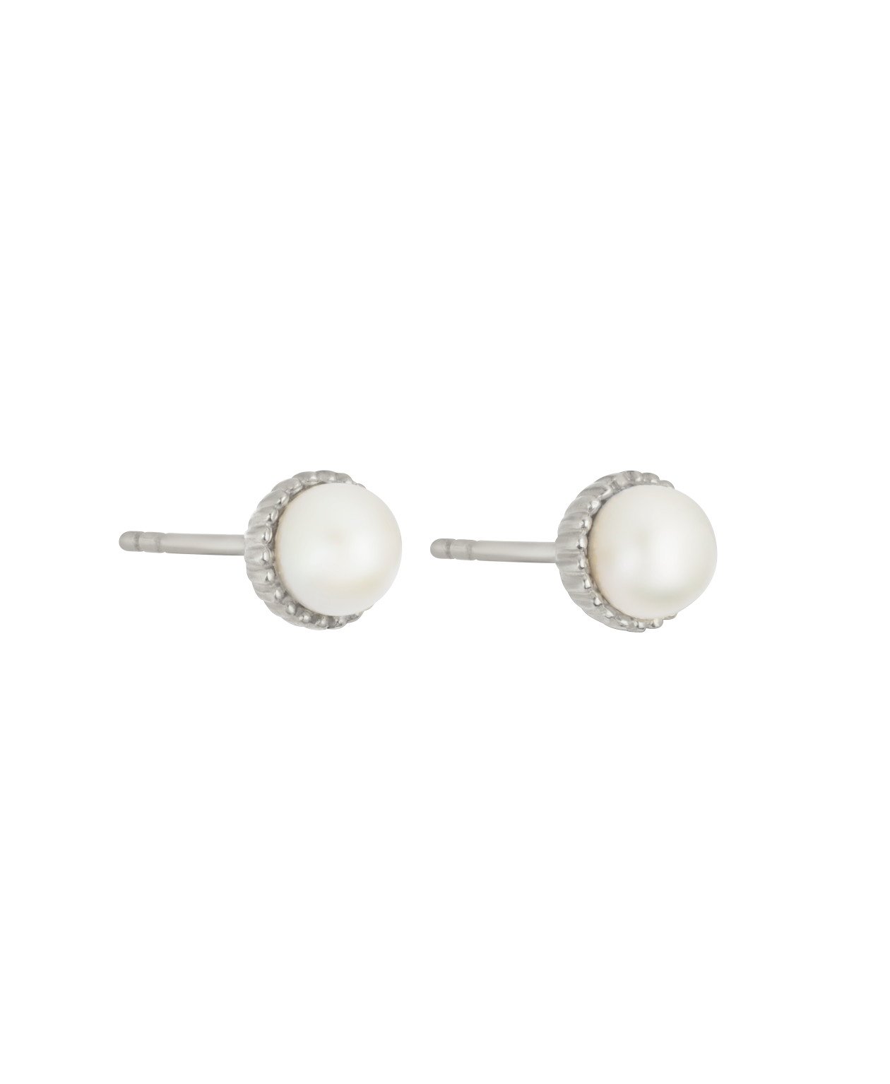 Pearl Earrings - 925 Sterling Silver, Freshwater Pearl