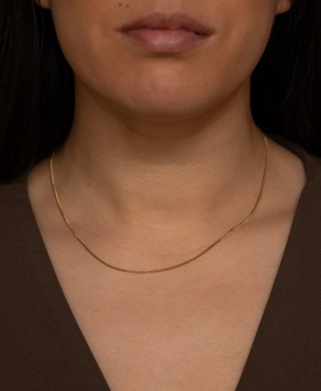 Amar Curb Chain - 9k Yellow Gold
