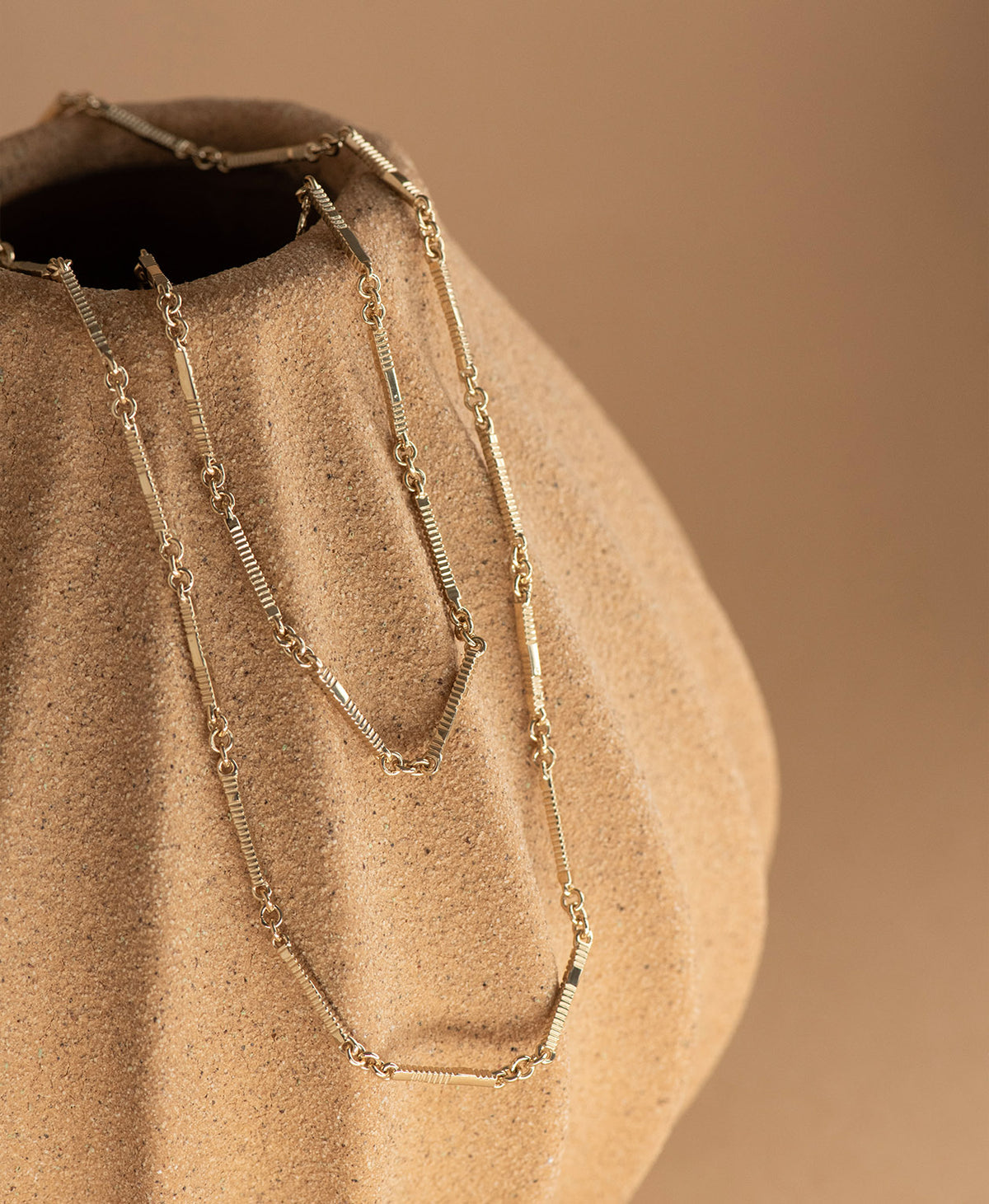 Ameena Bracelet and 50cm Chain Gift Set - 22k Gold Vermeil