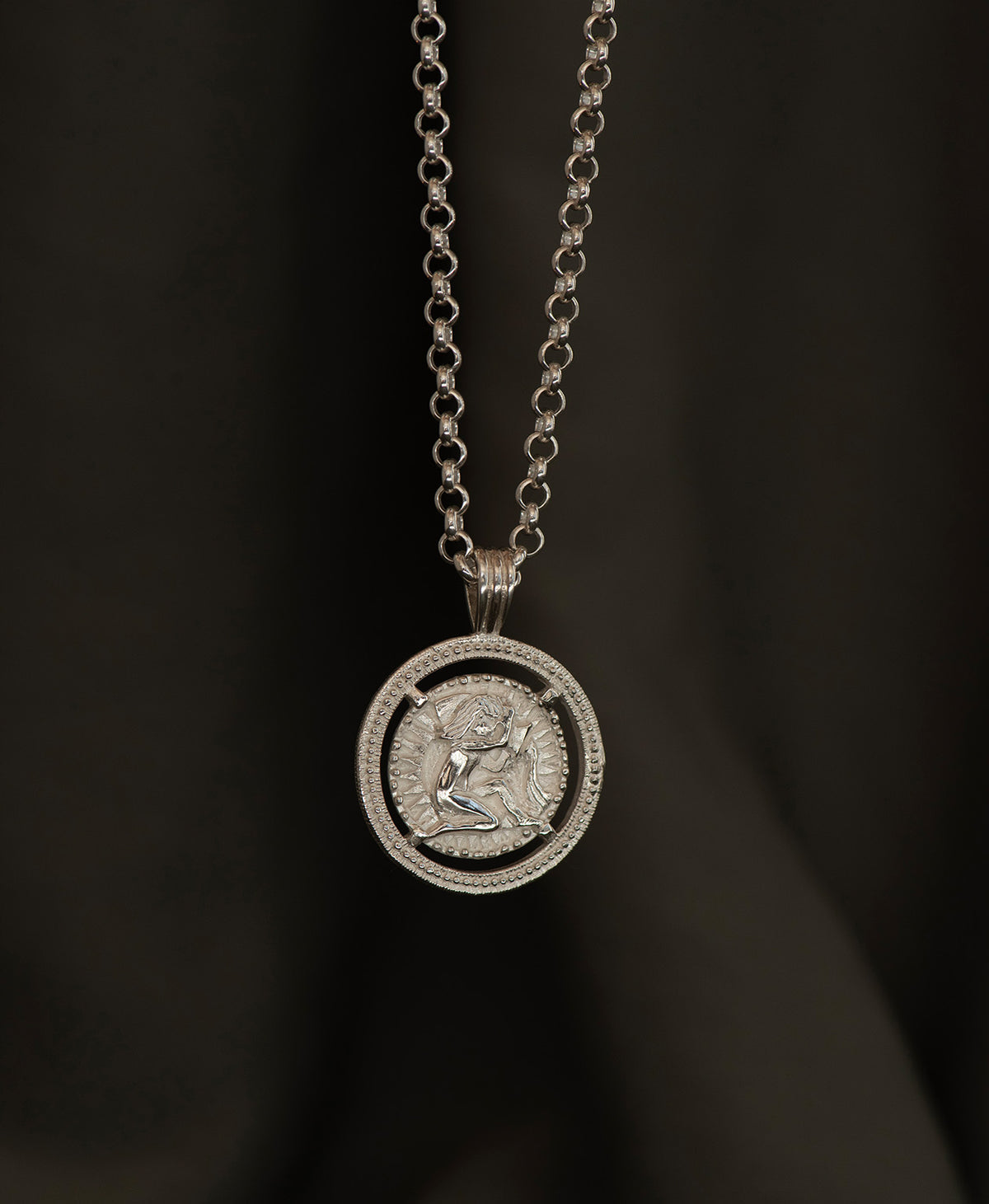 Aquarius Necklace - 925 Sterling Silver | Zoë & Morgan NZ