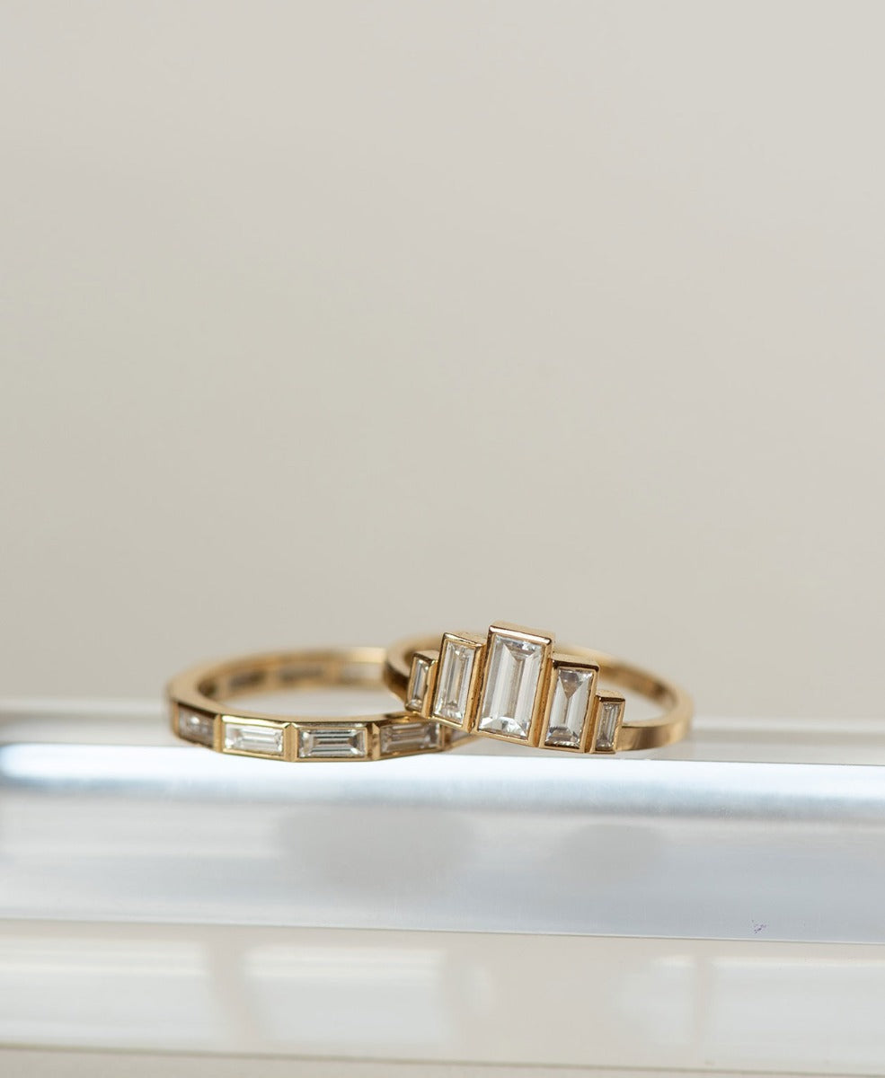 Ava Engagement Ring - 18k Yellow Gold, Lab Grown Diamond