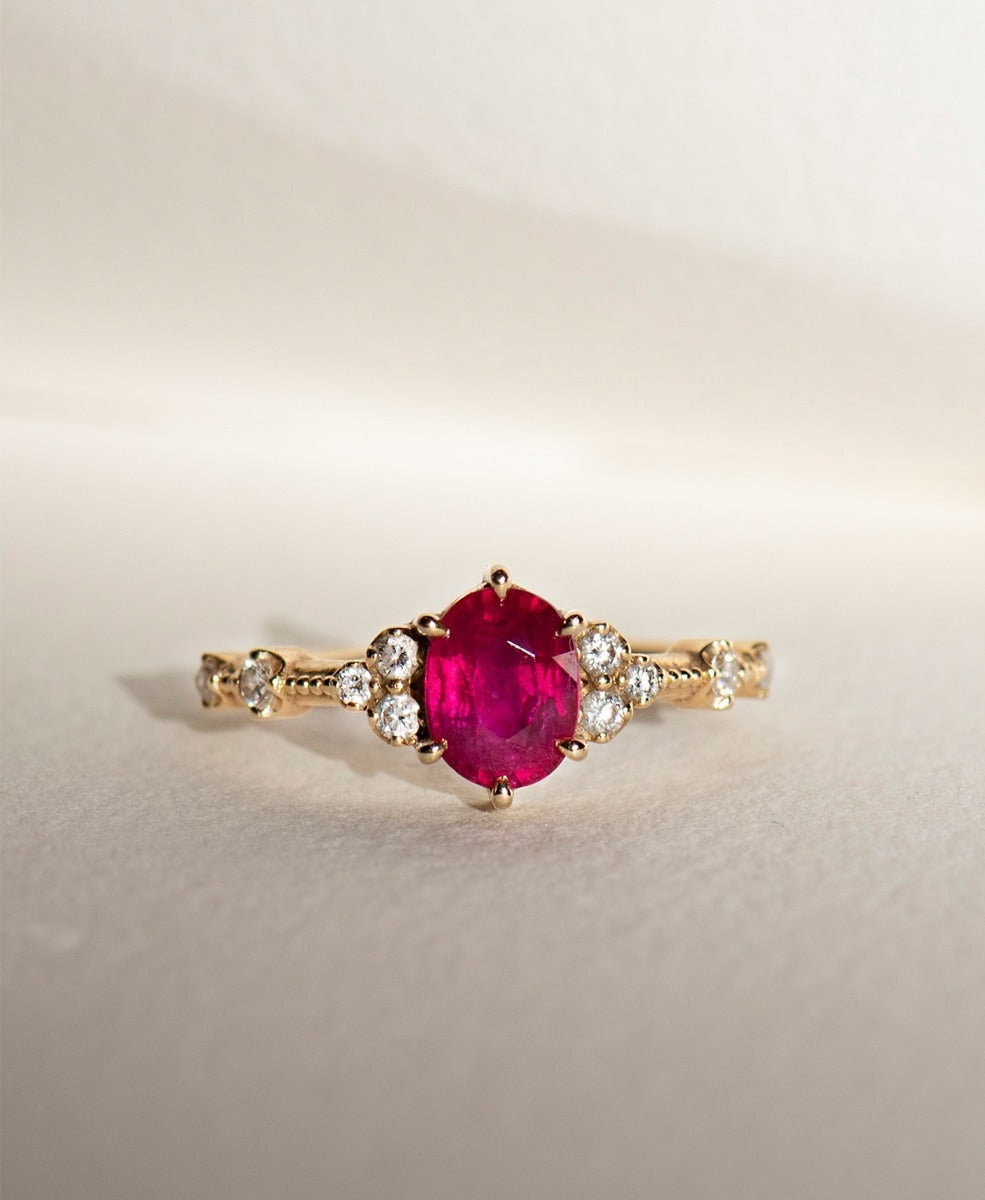 Bespoke 194 - 18k Yellow Gold, Ruby