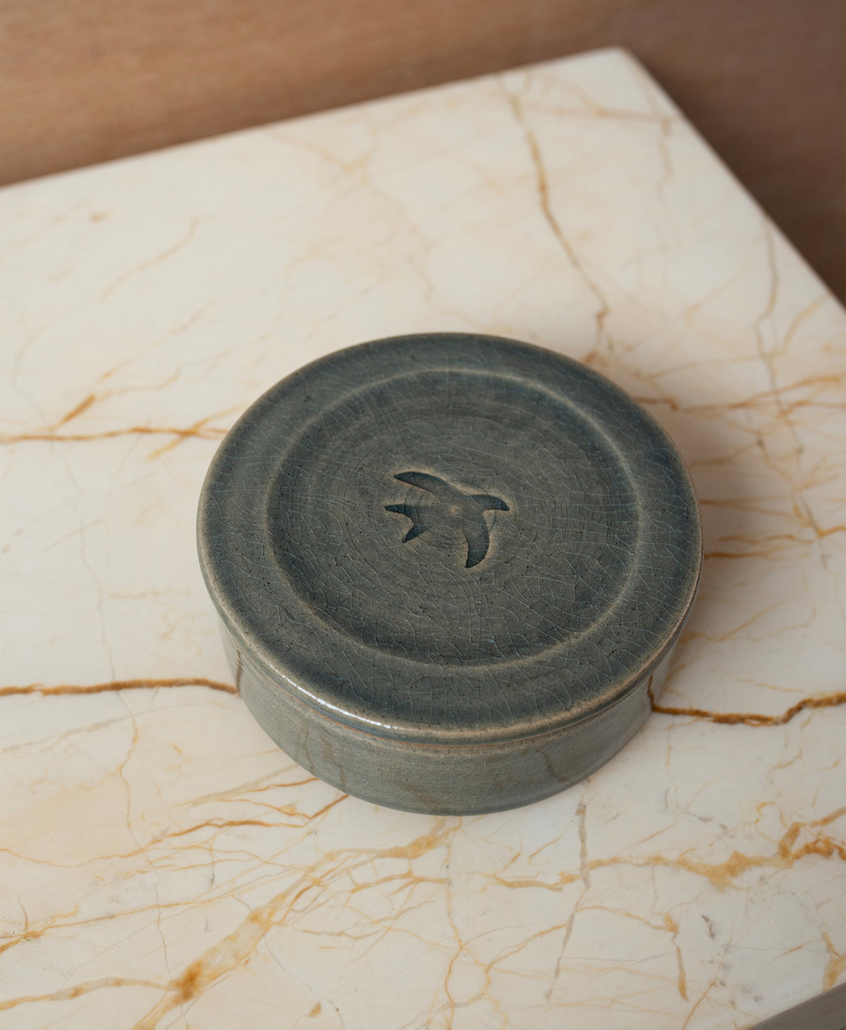 Ceramic Jewellery Box - Seamist