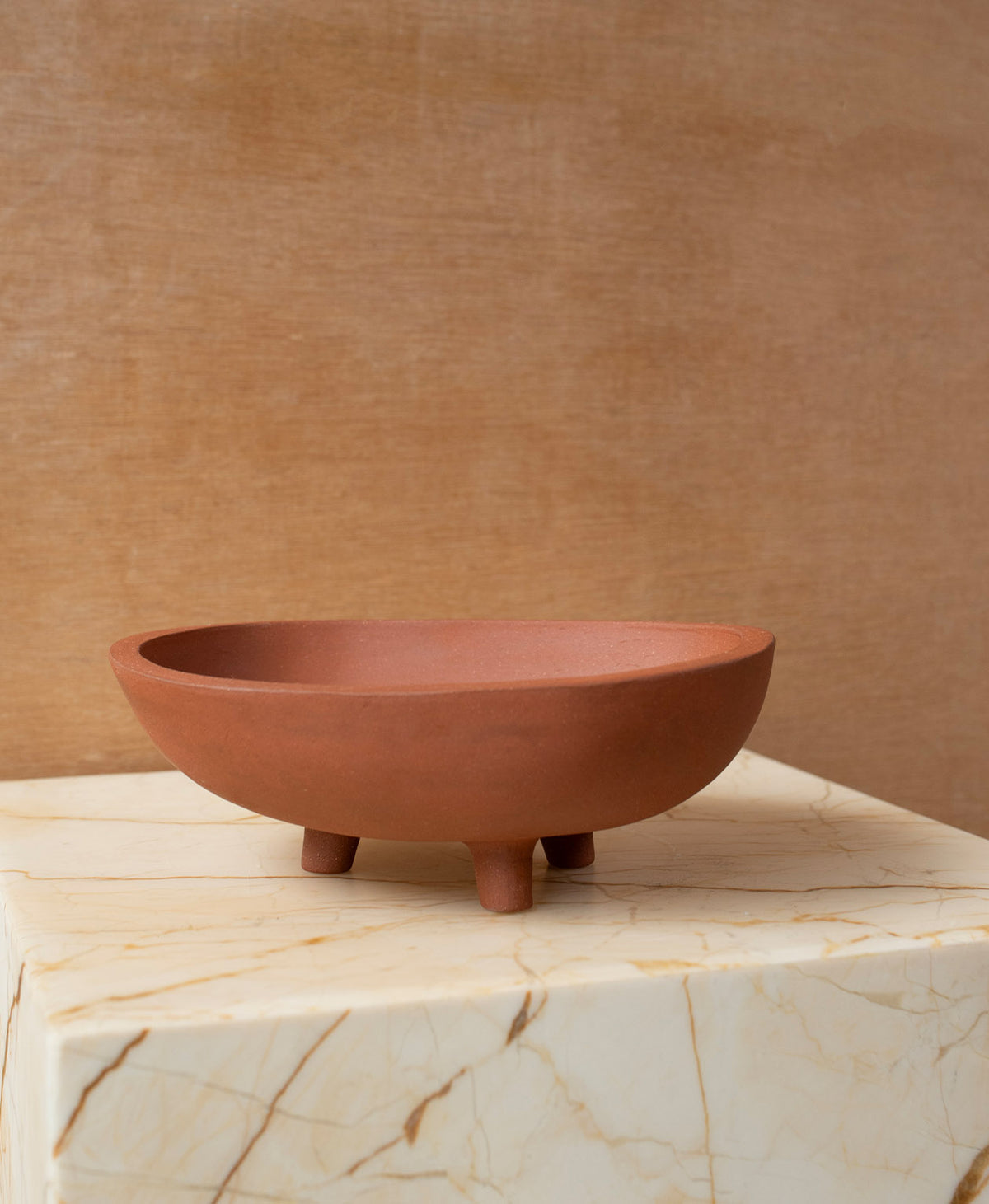 Ceramic Modernist Midi Bowl - Terracotta