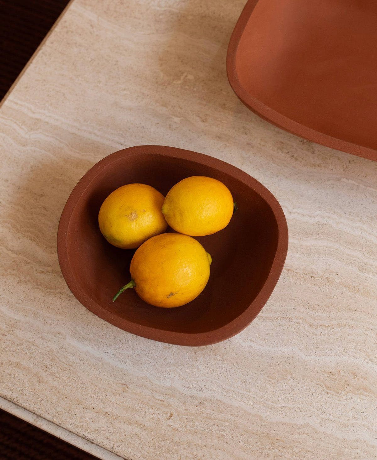 Ceramic Modernist Midi Bowl - Terracotta