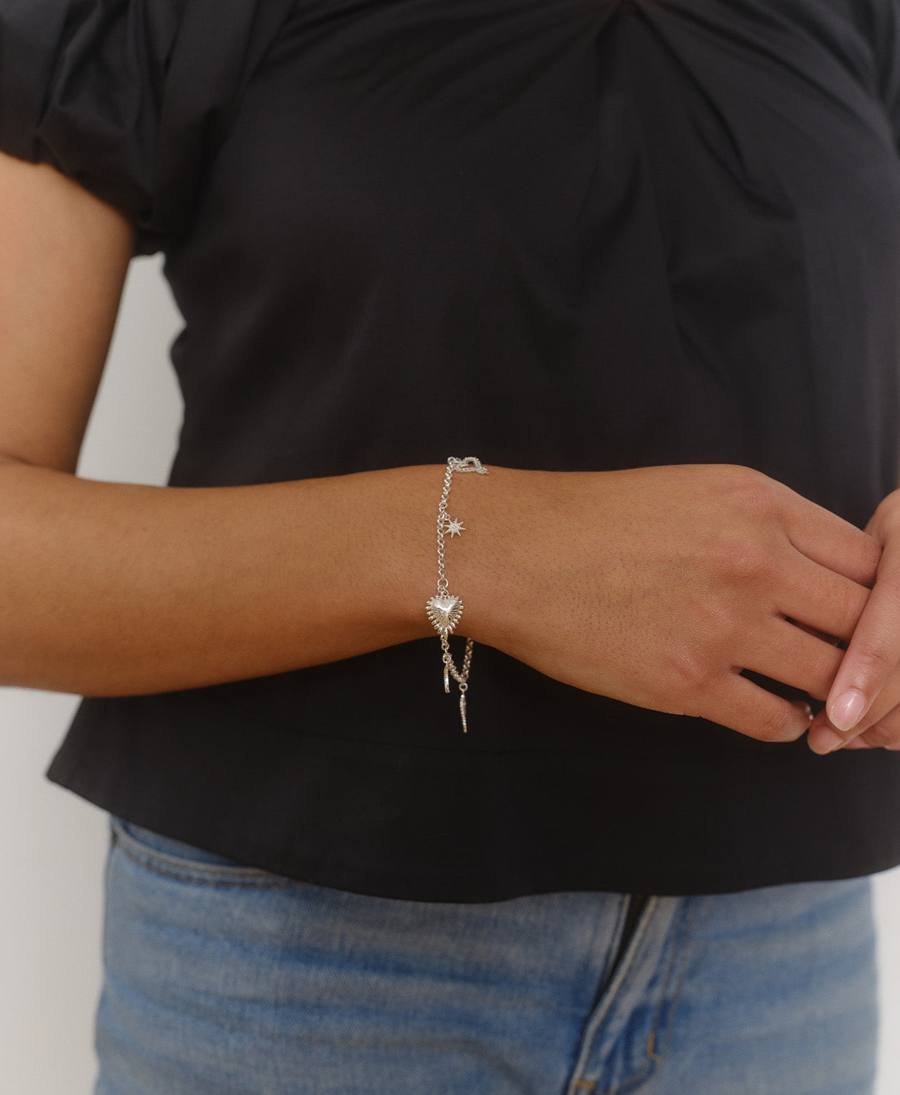 Charmed Bracelet - 925 Sterling Silver