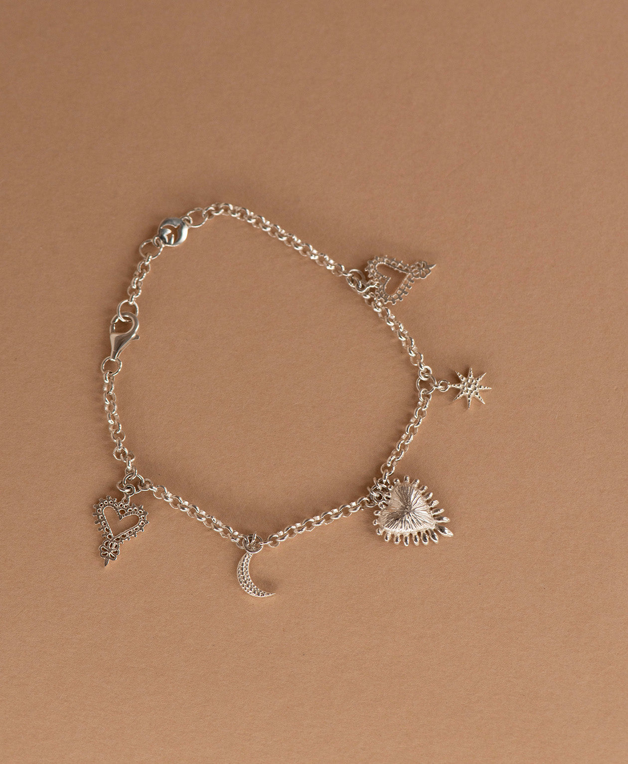 Charmed Bracelet - 925 Sterling Silver