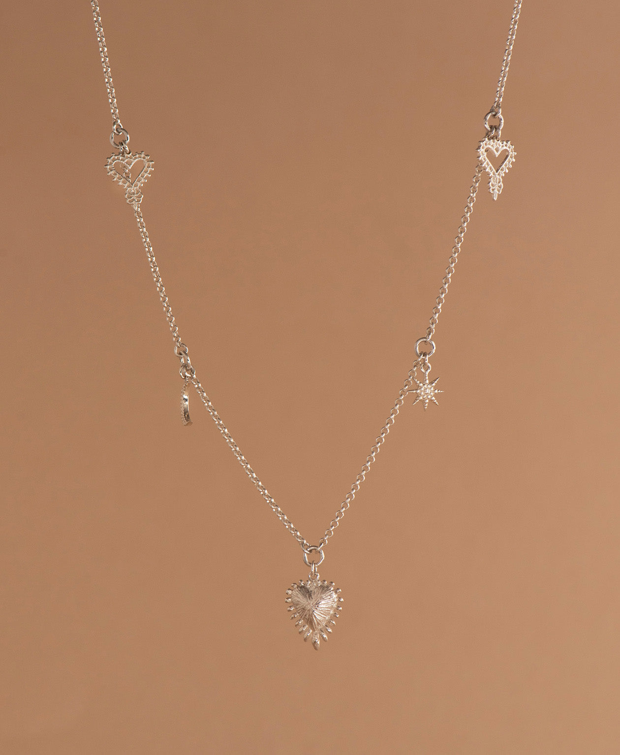 Charmed Necklace - 925 Sterling Silver