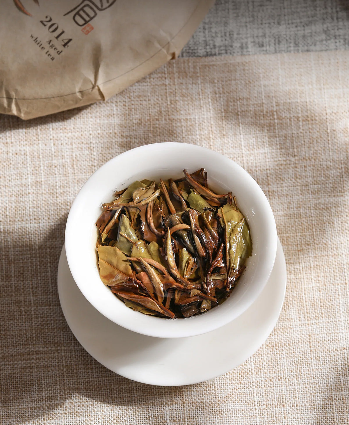 2014 Organic ShouMei White Tea Cake - 300g