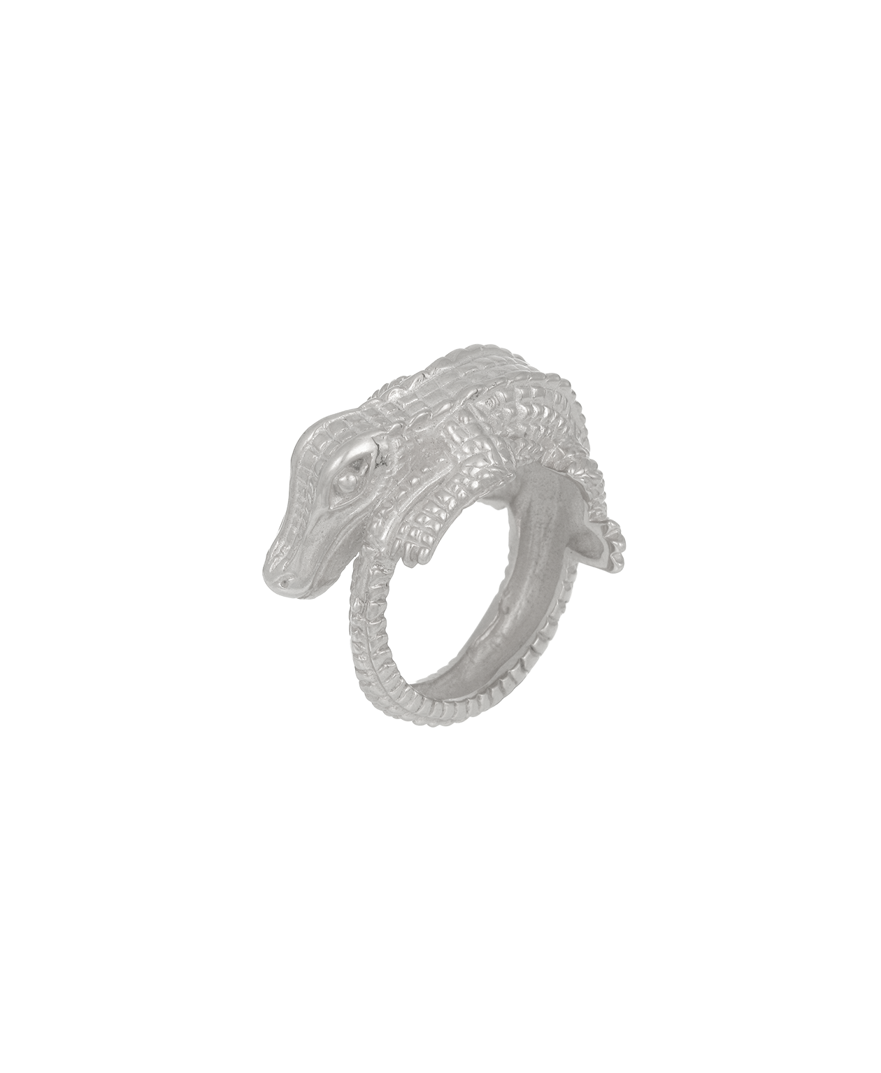 Crocodile Ring - 925 Sterling Silver