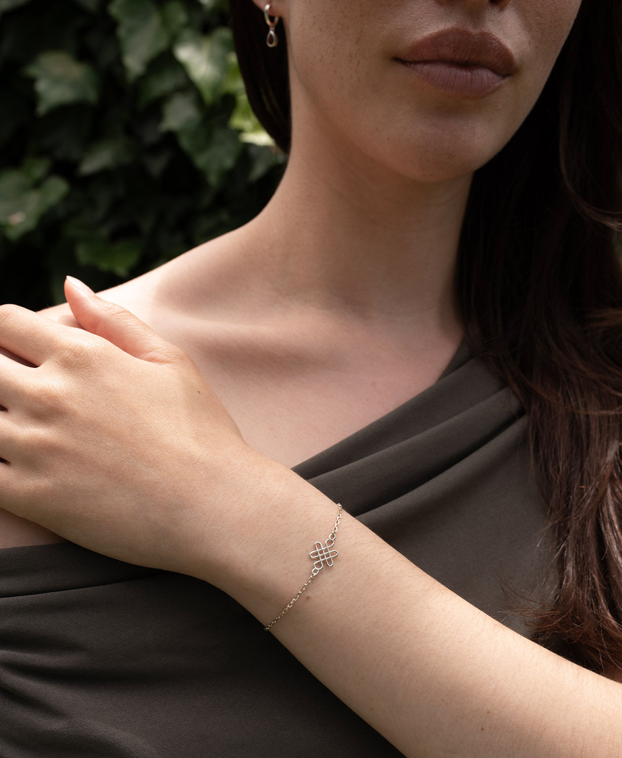 Ophelia Hoops & Eternal Bracelet Gift Set - 925 Sterling Silver