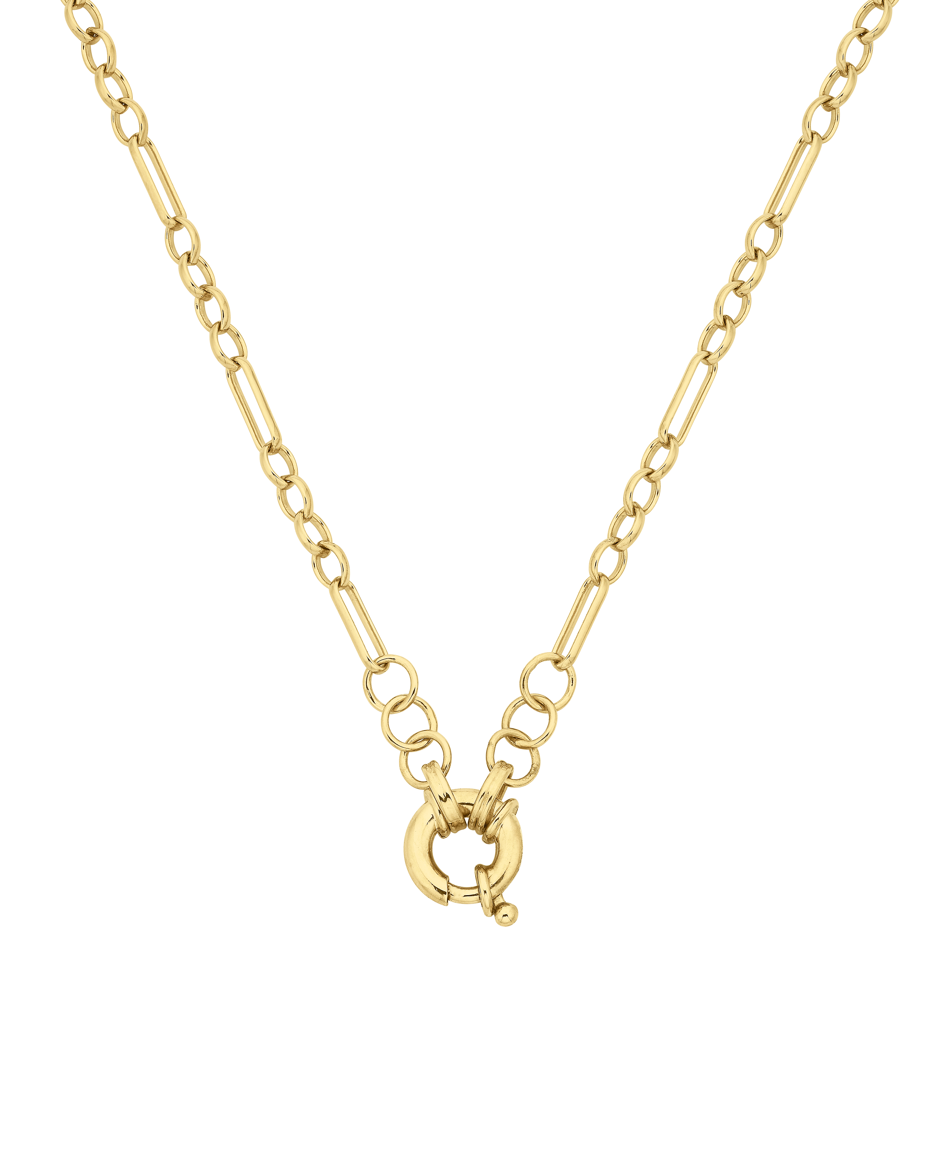 Figaro Chain - 22k Gold Vermeil