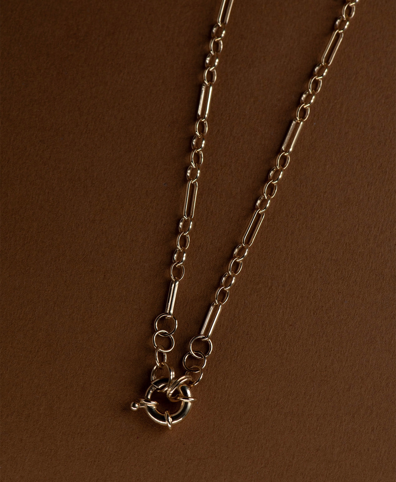 Figaro Chain - 22k Gold Vermeil