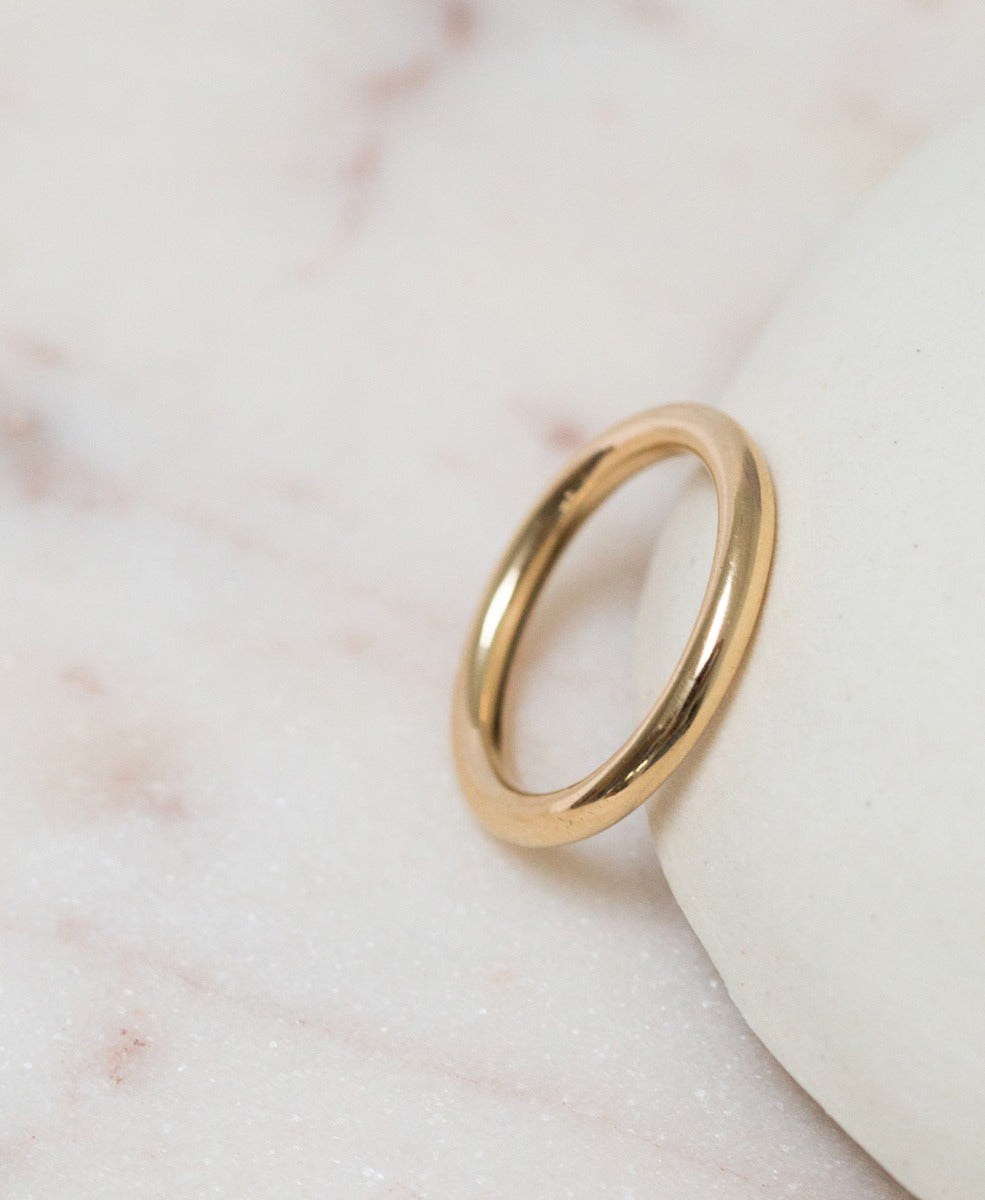 Gracie Band 18k Yellow Gold Zoë Morgan NZ