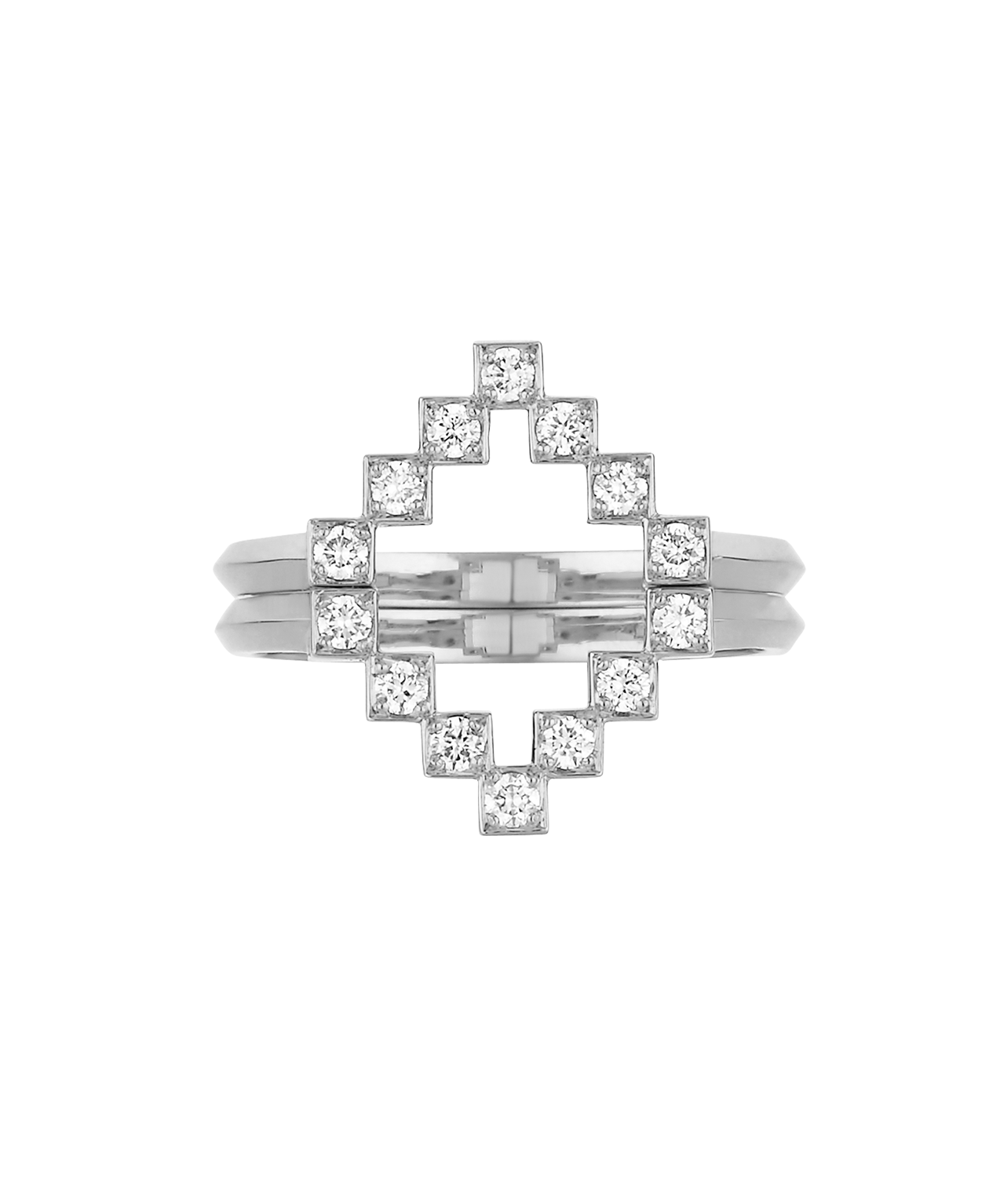 Harmonia Wedding Band - Platinum, Diamond