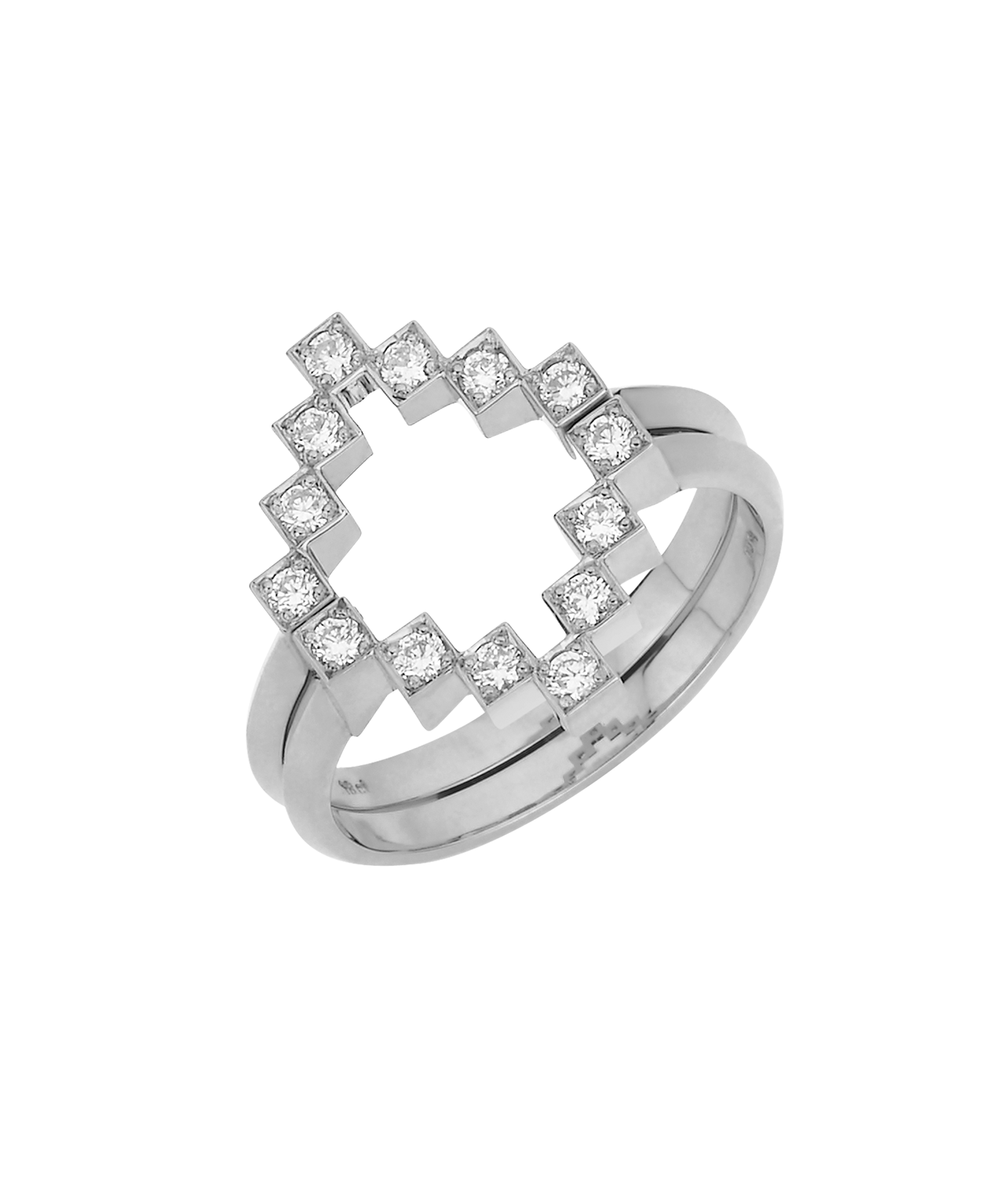 Harmonia Wedding Band - Platinum, Diamond