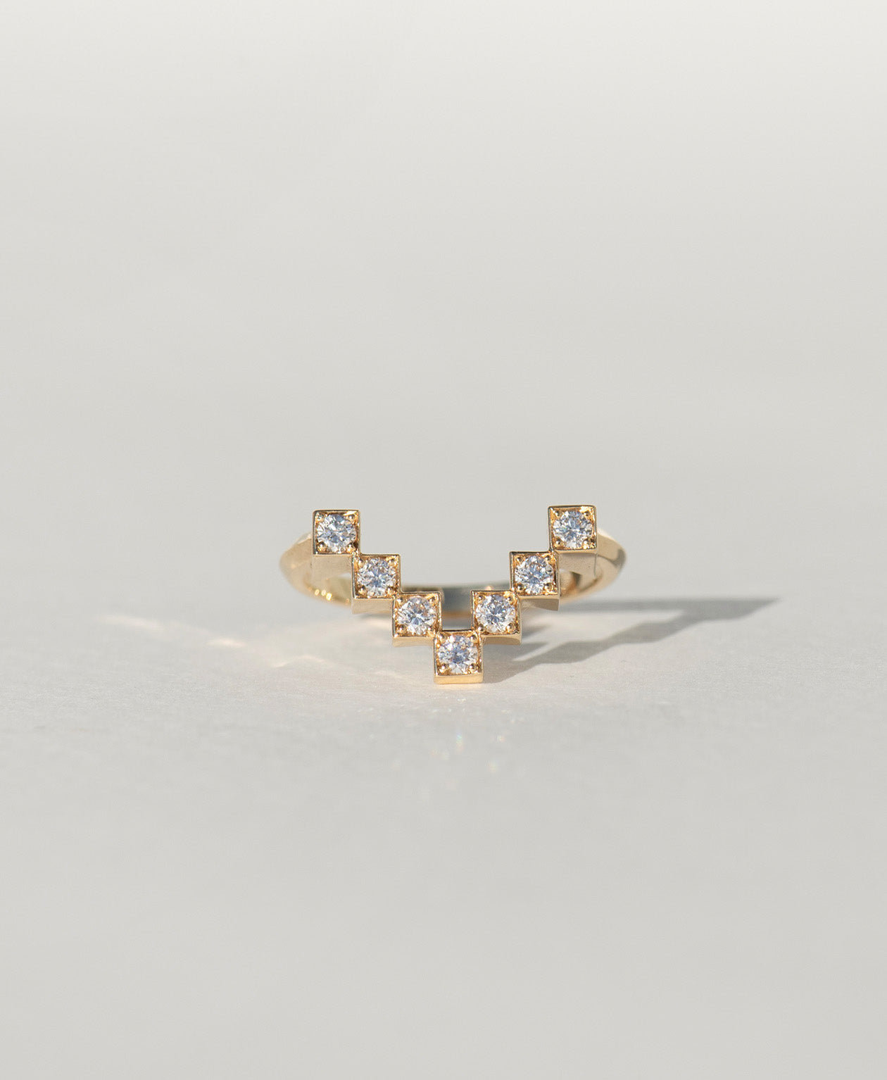 Grand Harmonia Wedding Bands - 18k Yellow Gold, Diamond
