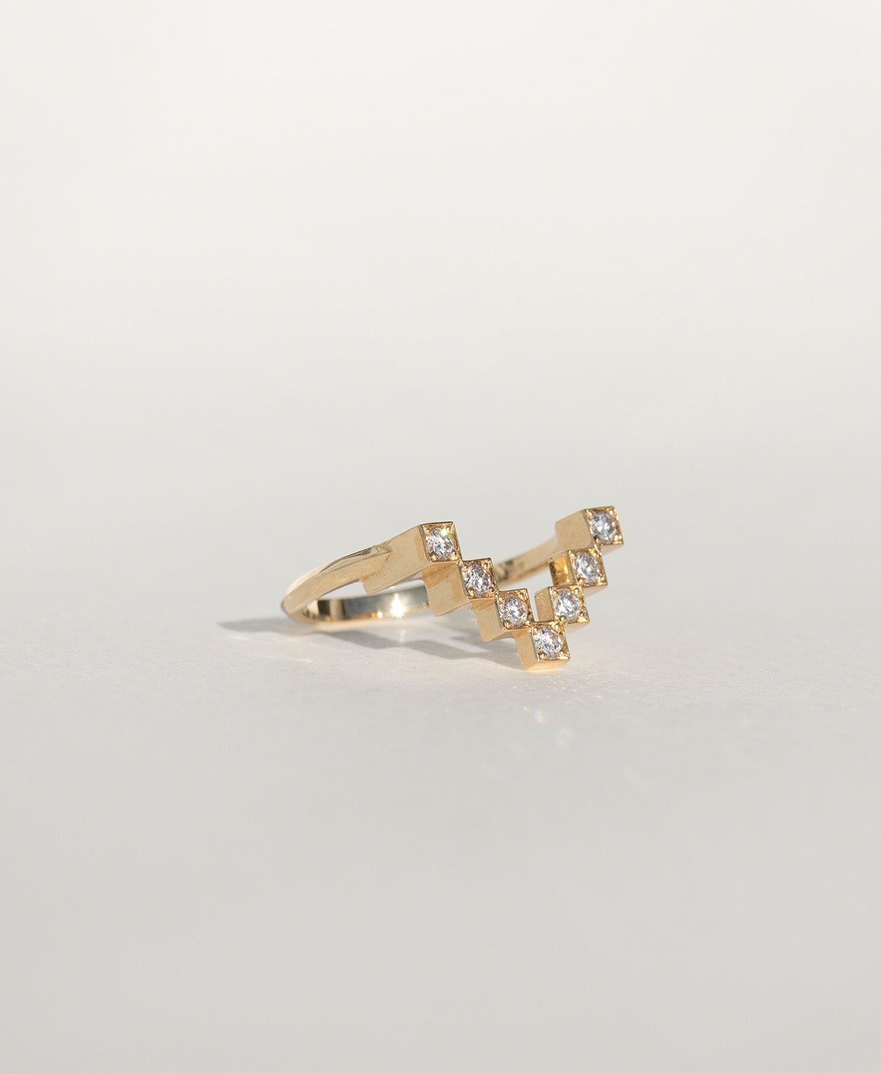 Grand Harmonia Wedding Bands - 18k Yellow Gold, Diamond