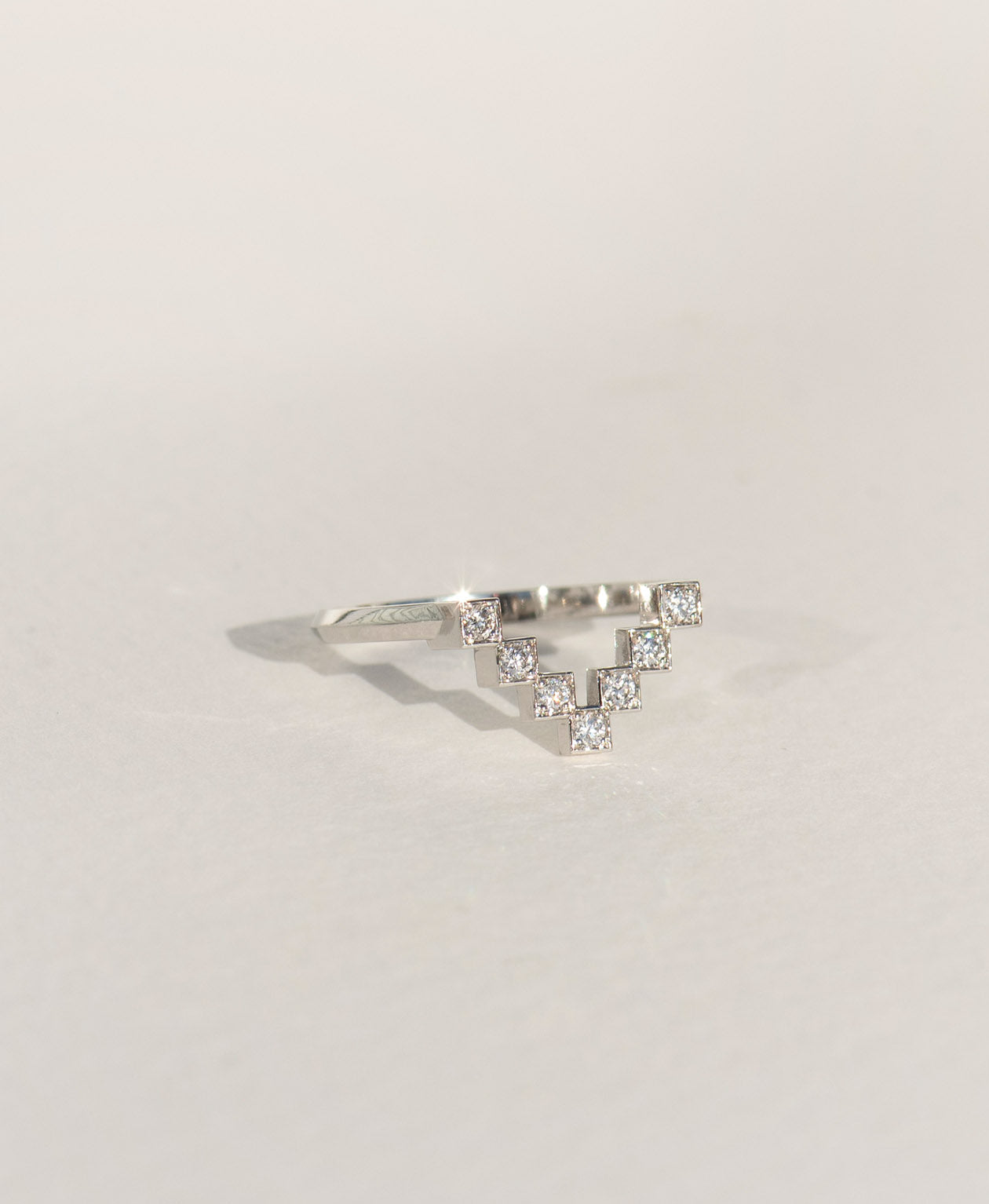 Harmonia Wedding Band - Platinum, Diamond