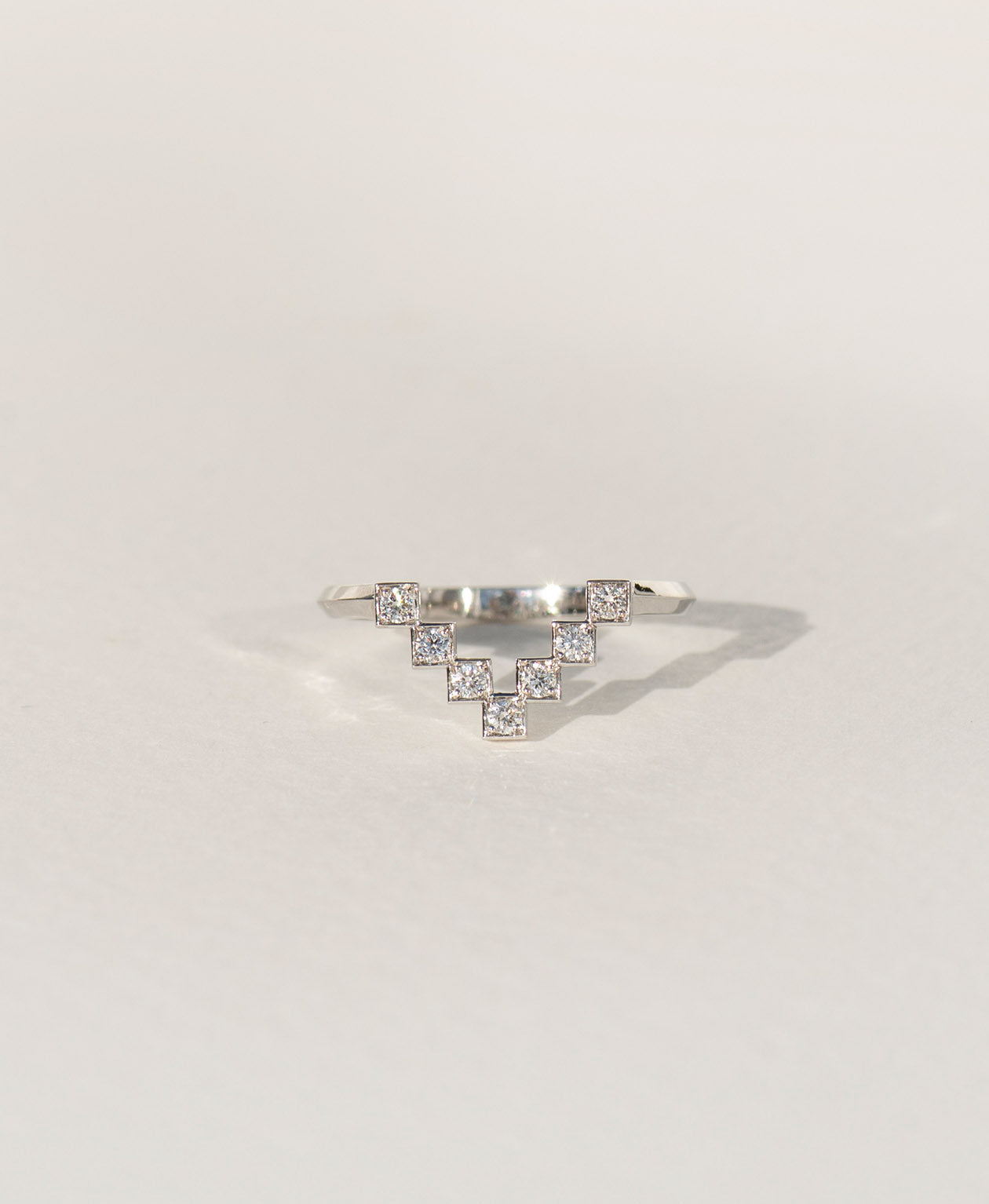 Harmonia Wedding Band - Platinum, Diamond