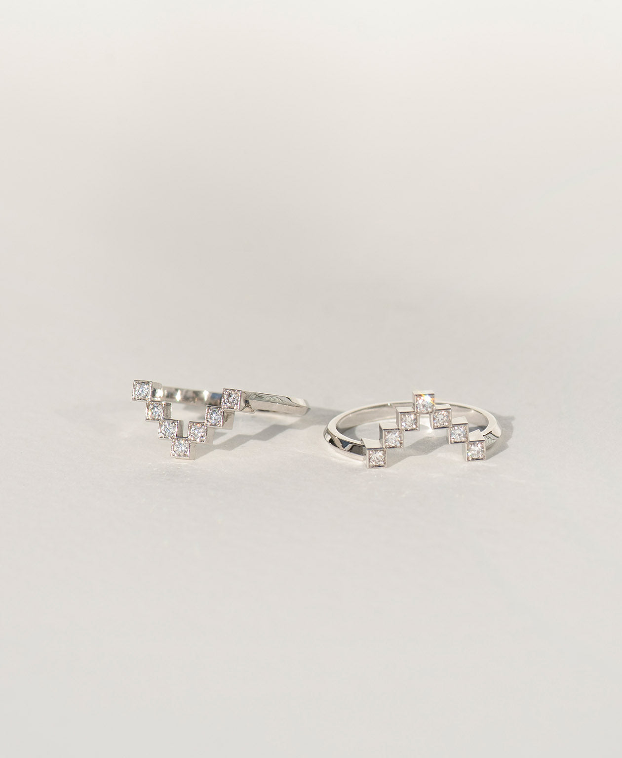 Harmonia Wedding Band - Platinum, Diamond