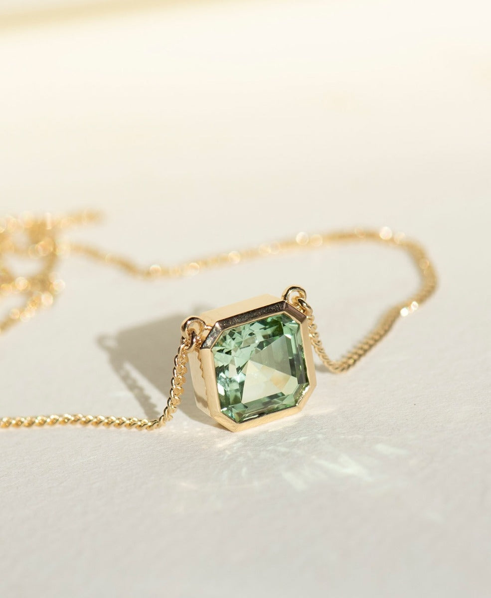 One of a Kind 365 - 18k Yellow Gold, Green Tourmaline