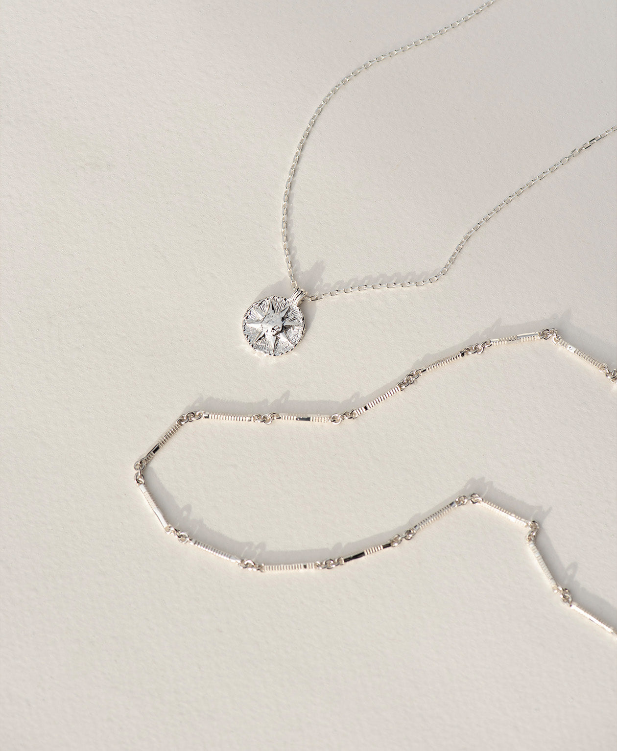 Ameena Chain (40cm) & Let the Sun Shine In Necklace Gift Set - 925 Sterling Silver