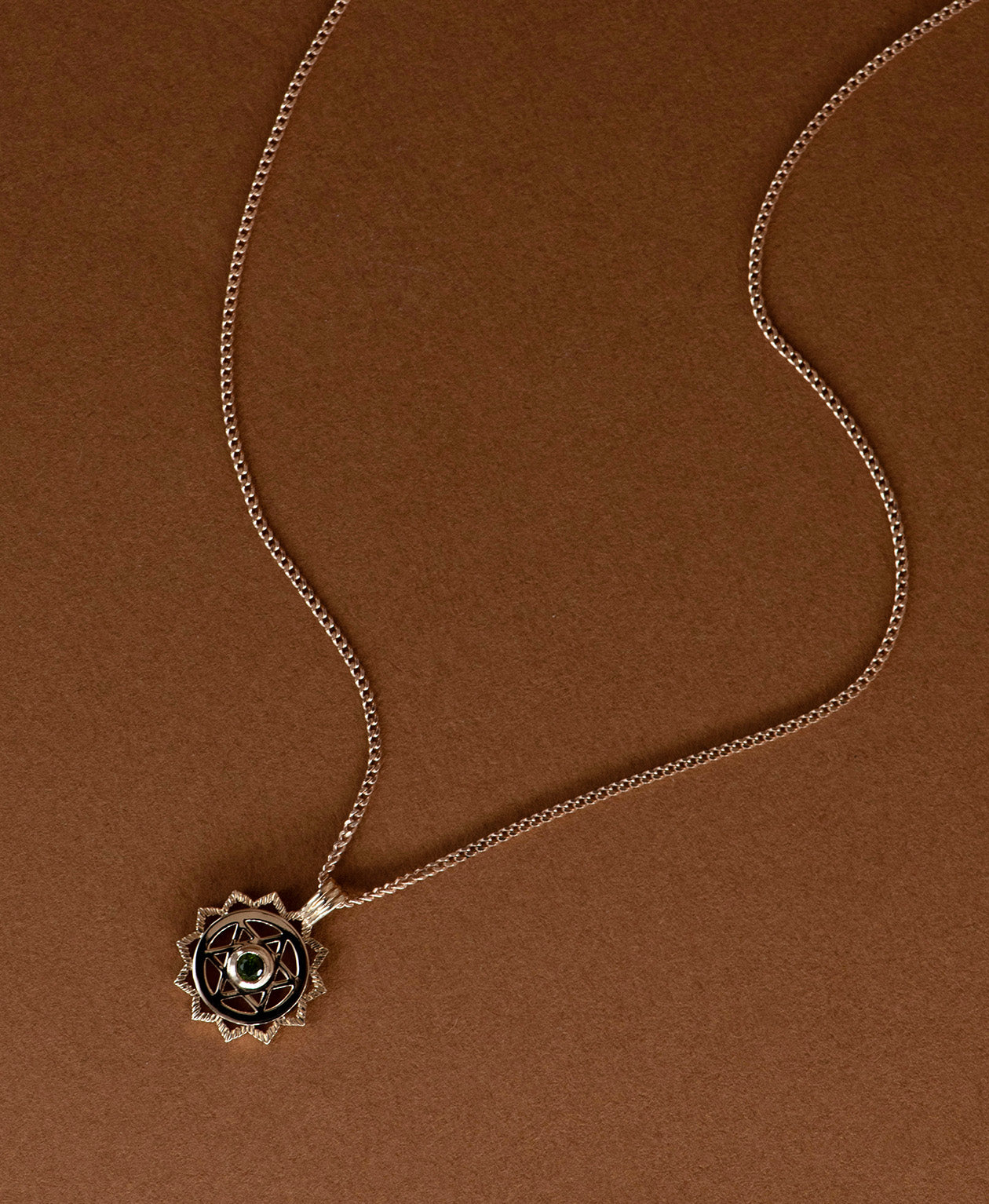 Love Chakra Necklace - 9k Yellow Gold