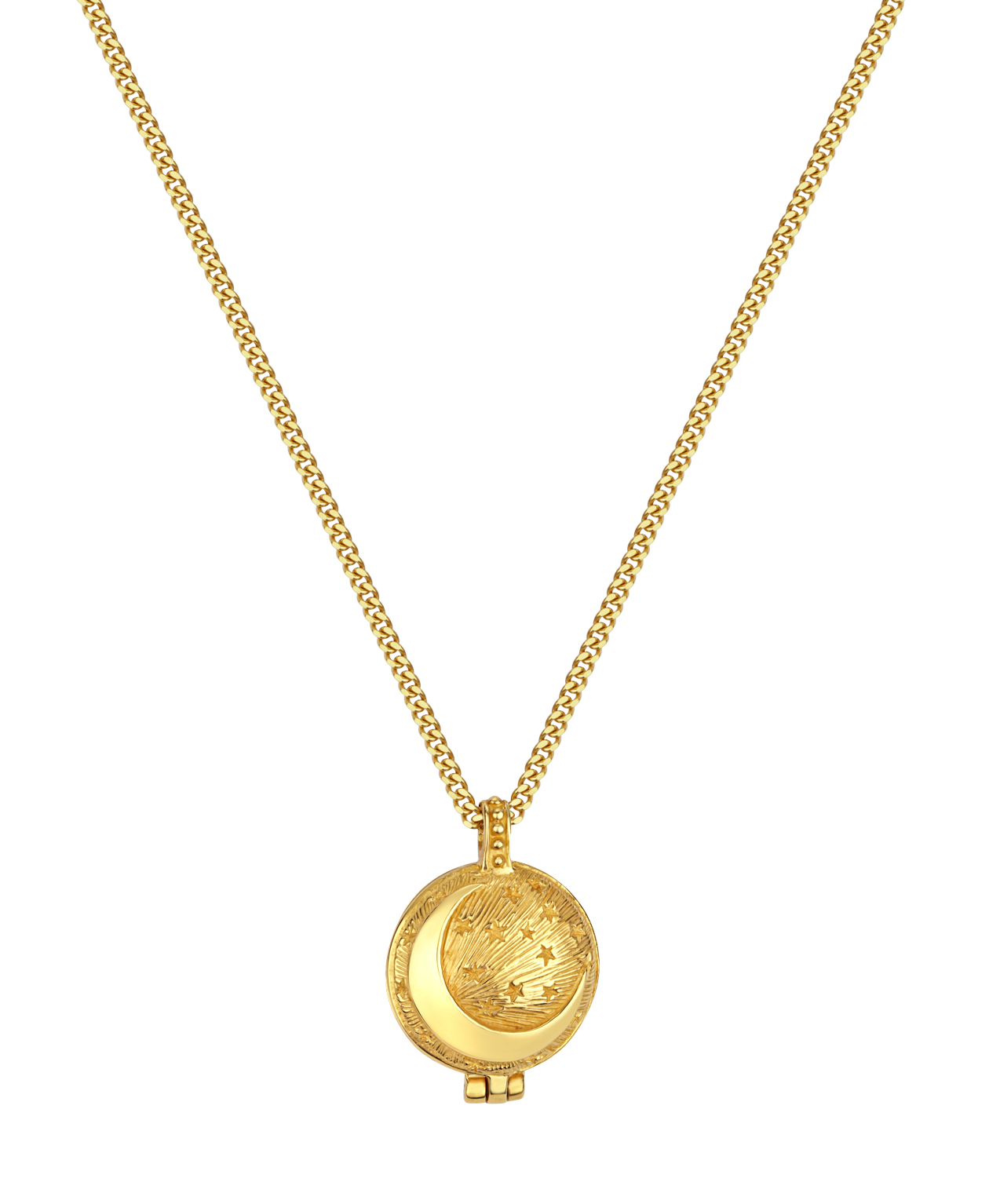 Luna Transformation Locket - 22k Gold Vermeil