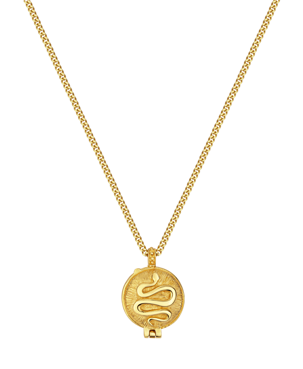 Luna Transformation Locket - 22k Gold Vermeil