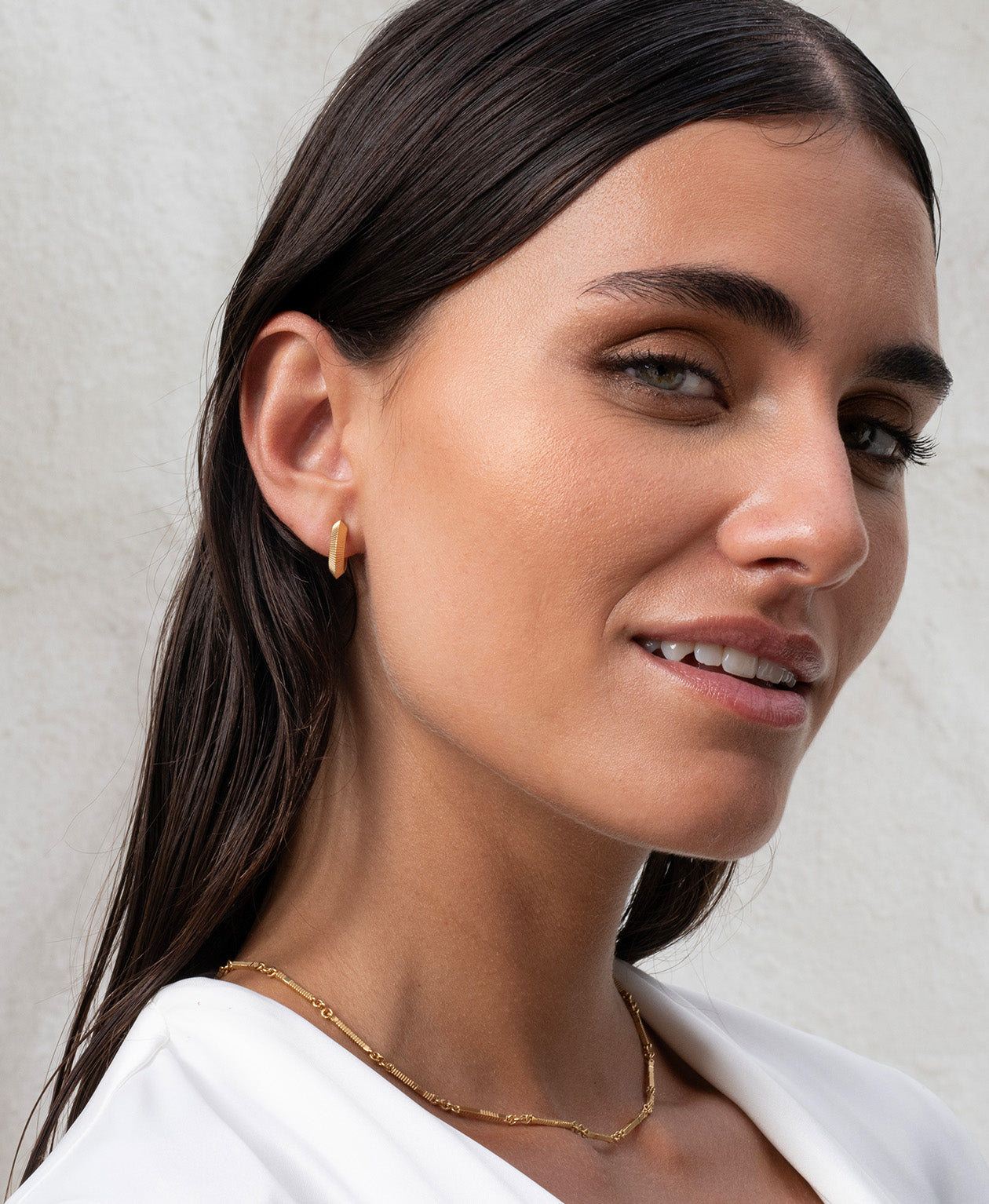 Mini Tasa Hoop Earrings - 22k Gold Vermeil