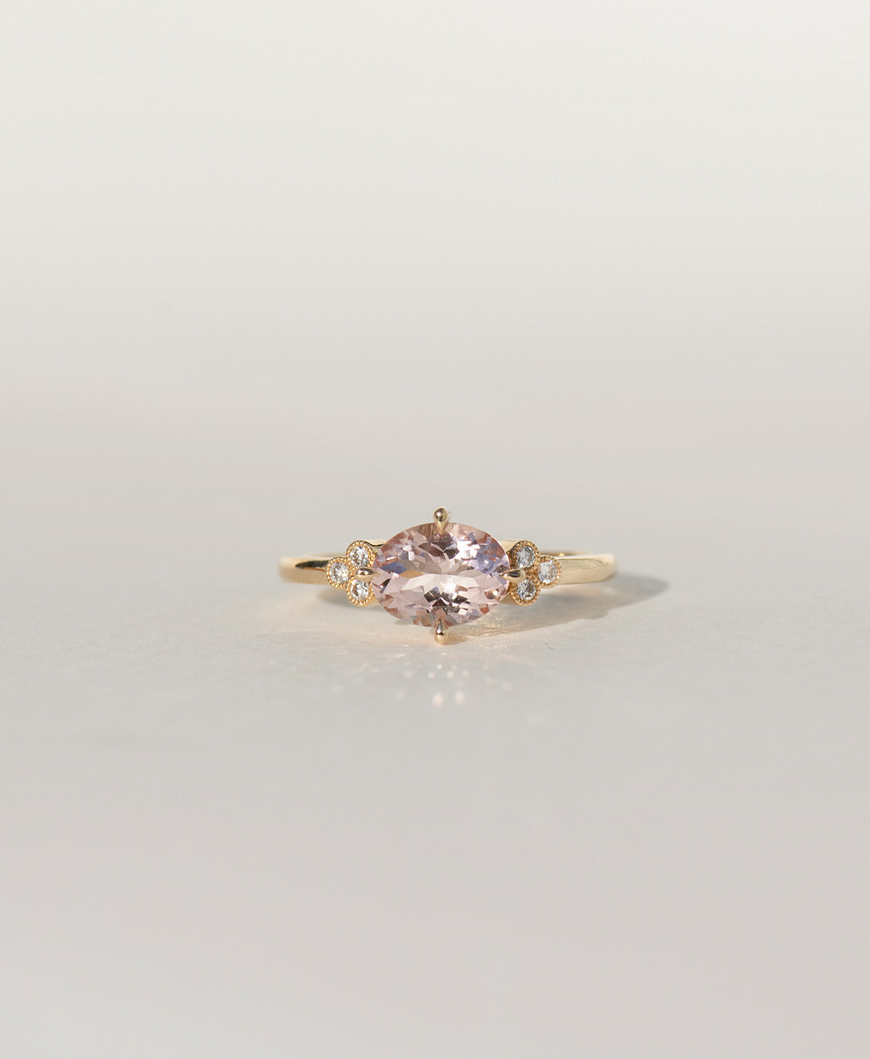 Mon Cheri Engagement Ring 18k Yellow Gold, Oval Brilliant Cut