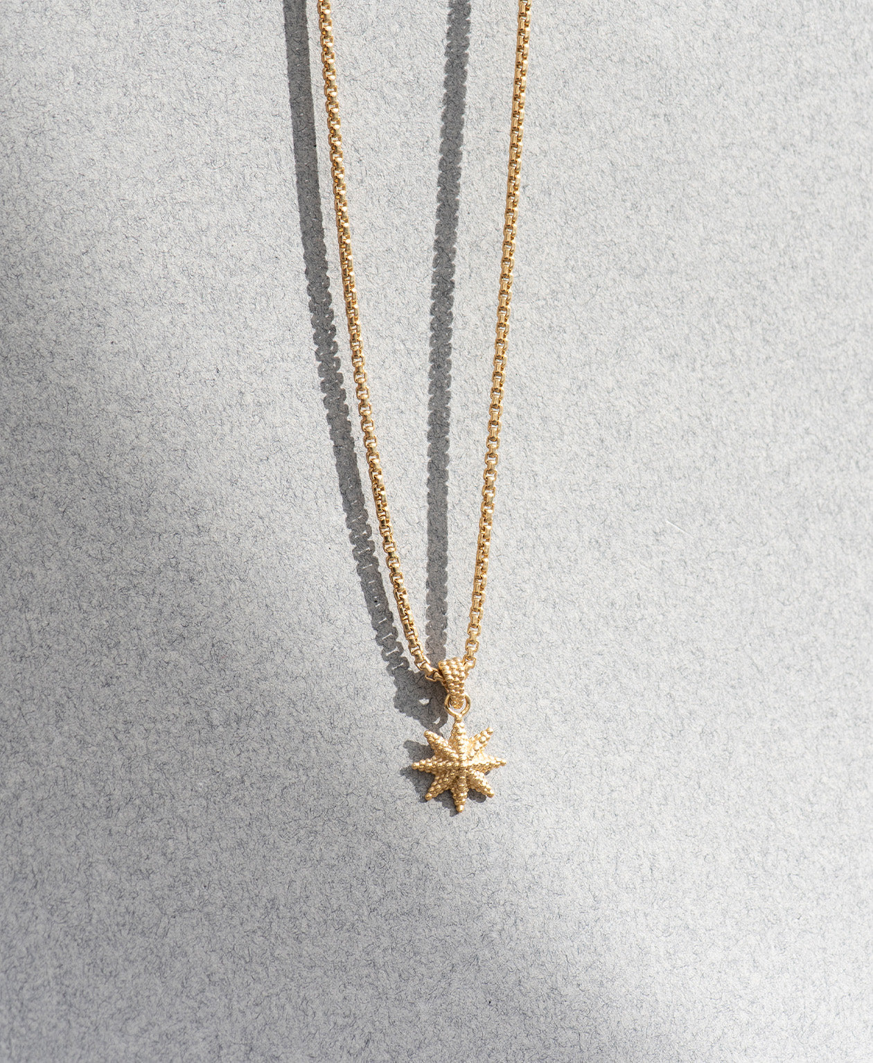 Morning Star Necklace - 22k Gold Vermeil