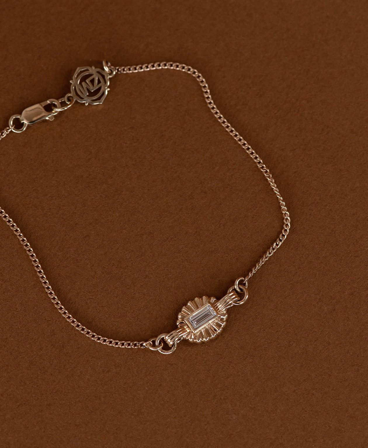 Odette Bracelet - 22k Gold Vermeil, White Topaz