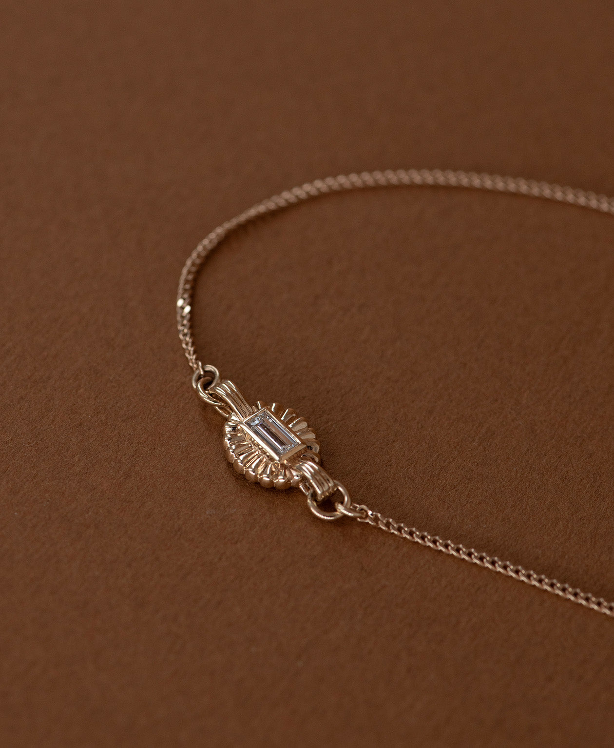 Odette Bracelet - 22k Gold Vermeil, White Topaz