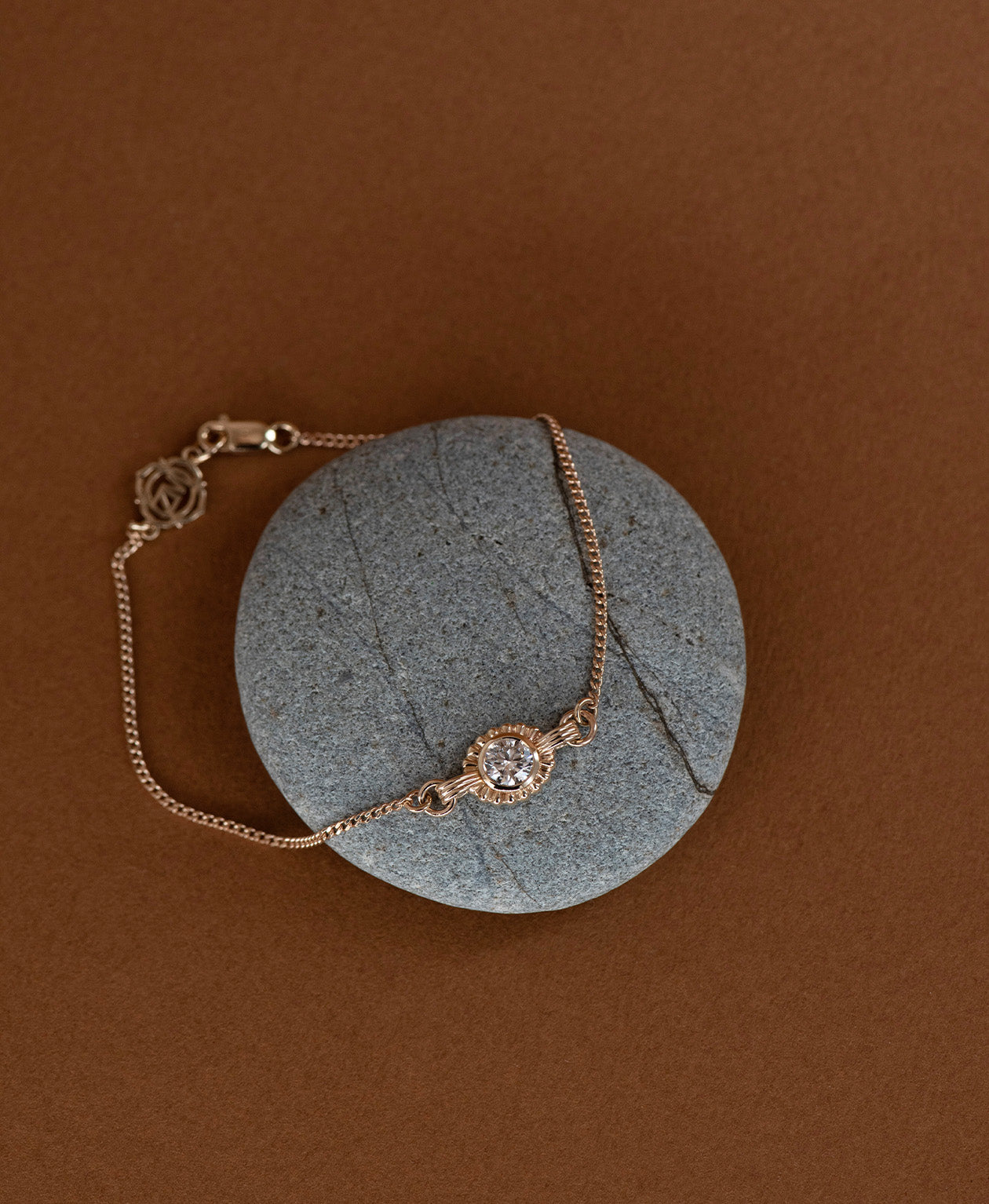 Odette Bracelet - 9k Yellow Gold, Round Lab Grown Diamond