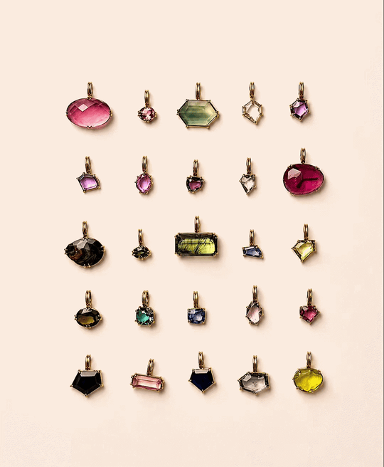 Stop motion video featuring one of a kind charms.